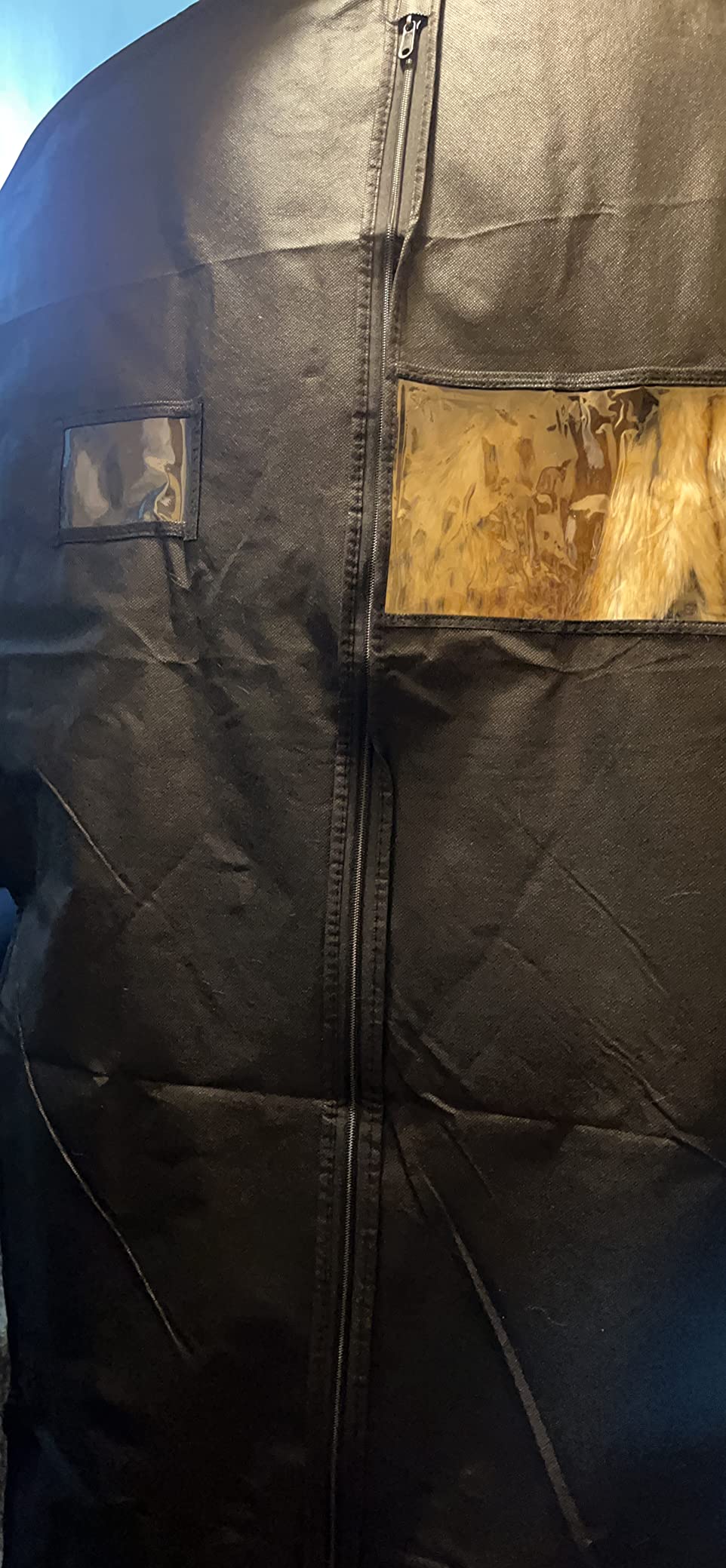 Simple Houseware 60'' Travel Garment Bag for Suits, Dresses, Coats, Tuxedos, Heavy Duty 300D Polyester customer photo 2