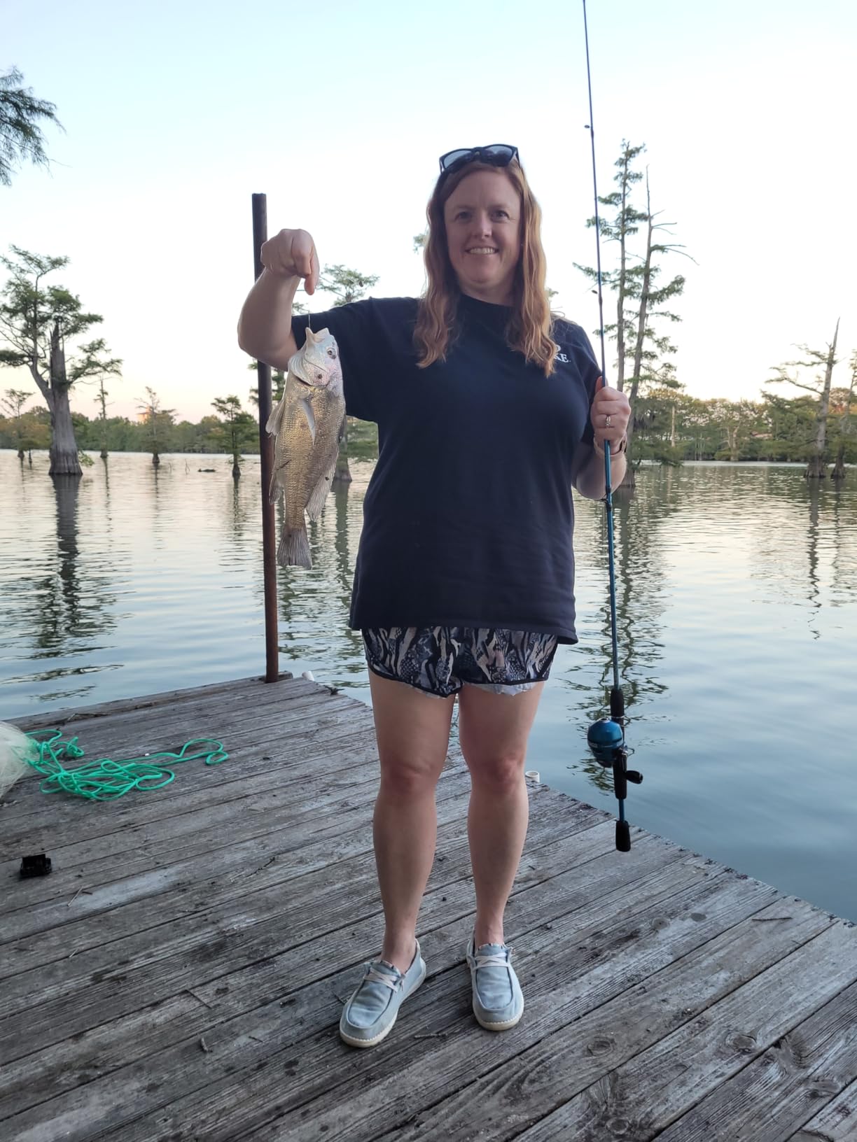 Zebco Slingshot Spincast Reel and Fishing Rod Combo, Pre-Spooled with 10-Pound Line customer photo 1