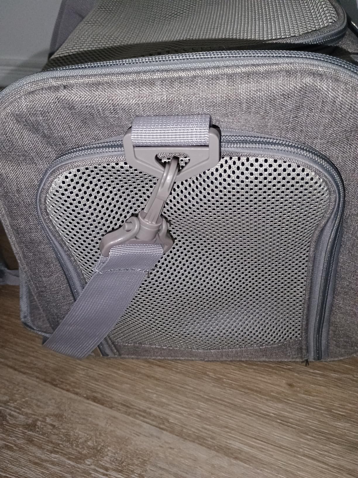 Henkelion Cat Carriers Dog Carrier Pet Carrier For Small / Medium Cats Dogs Puppies (Up To 15lbs), TSA Airline Approved Small Dog Carrier Soft Sided, Collapsible Waterproof Travel Puppy Carrier - Grey customer photo 1