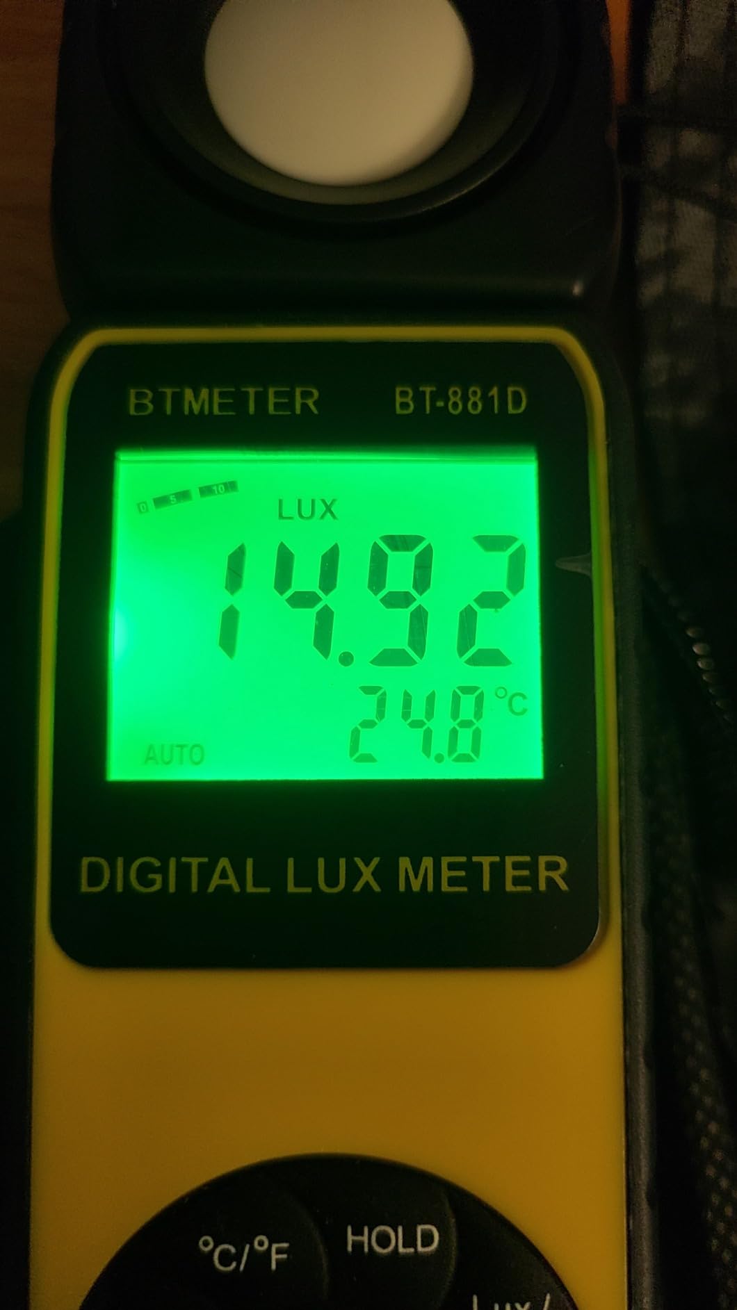 BTMETER BT-881D Digital Illuminance Light Meter, 0.01~400,000 Lux Foot Candles Luxmeter with 270 Rotated Sensor customer photo 2