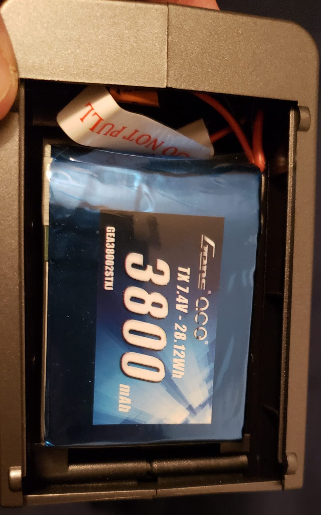 Gens ace 3800mAh 7.4V 2S1P TX Lipo Battery Pack with JST-SYP Plug for The QX7 customer photo 2