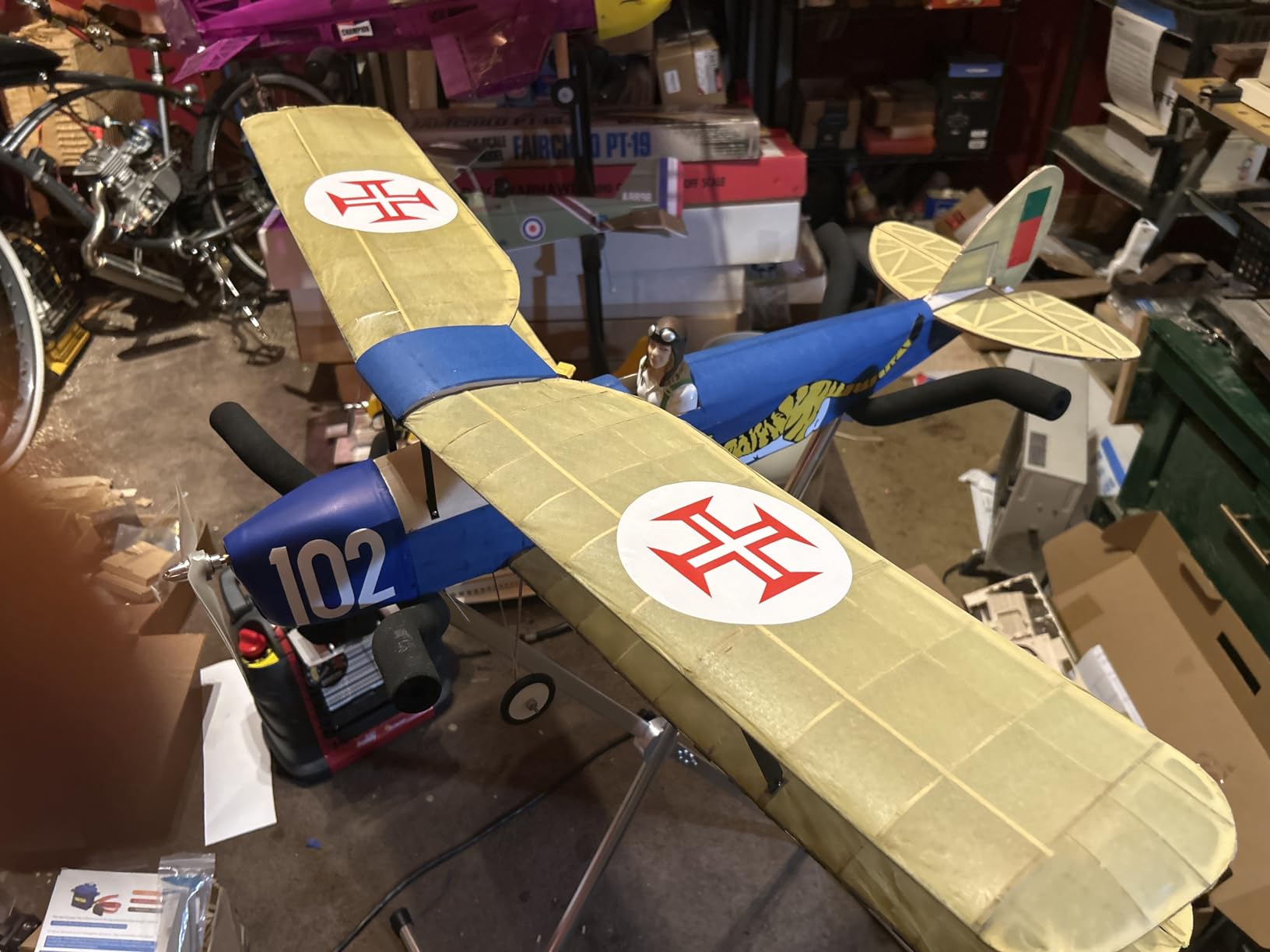 Viloga Upgrade Balsa Wood Airplane Kits Mini Tiger Moth Biplane, 39
