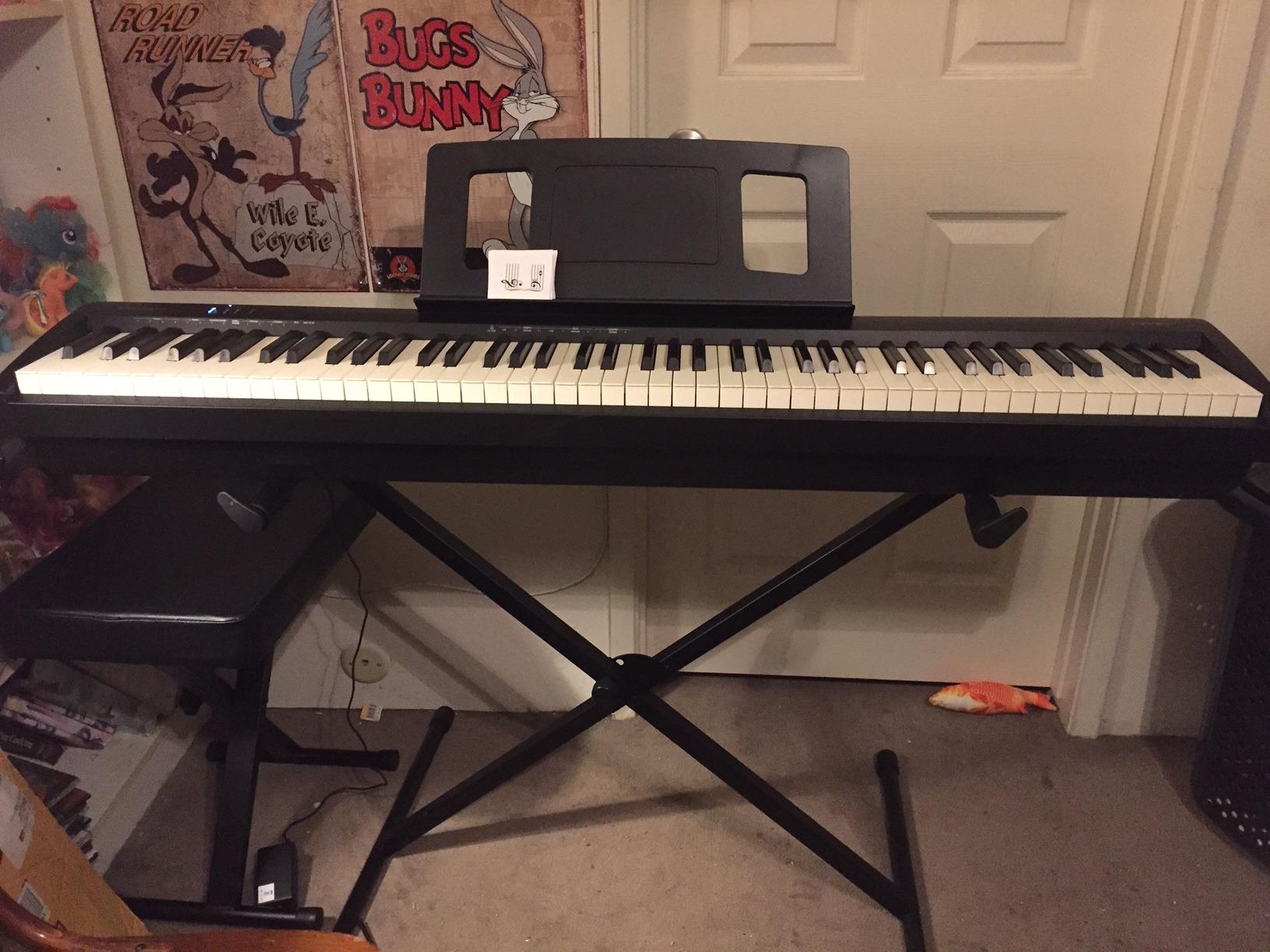 Roland FP-10 | Compact 88-Note Digital Piano | SuperNATURAL Piano Tones | Authentic Acoustic Feel Keyboard customer photo 1