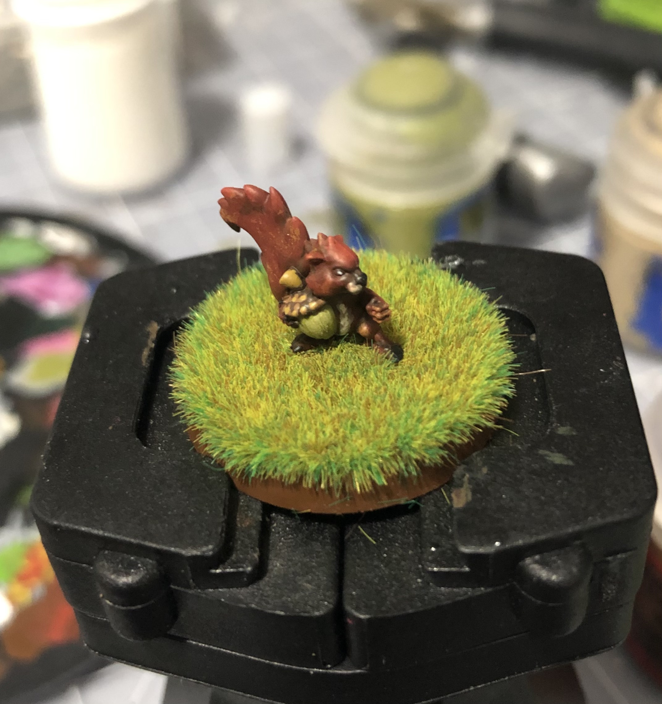 War World Scenics Pro Grass Box Static Grass Applicator - Railway Modelling Model Diorama Wargame Terrain Scenery Electrostatic Flock Landscaping Gauge Scale Tufts customer photo 2