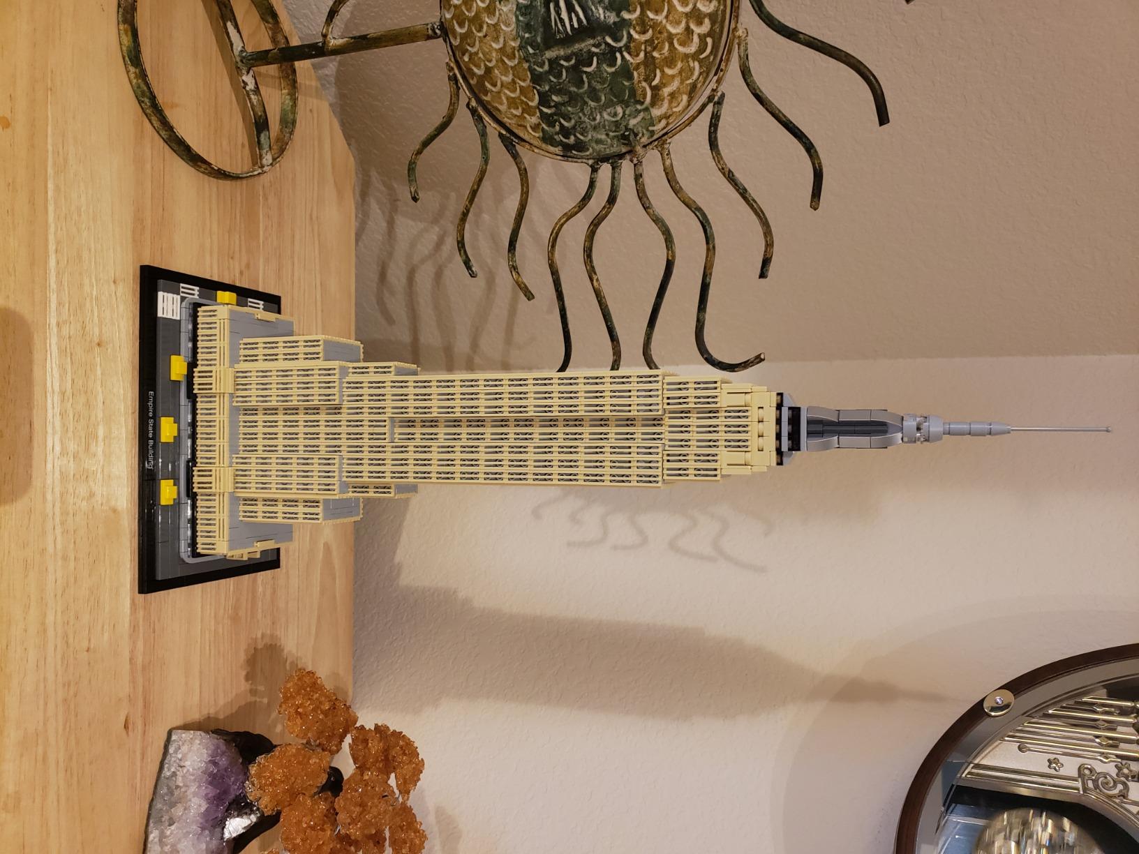 LEGO Architecture Empire State Building 21046 New York City Skyline Architecture Model Kit for Adults and Kids, Build It Yourself Model Skyscraper (1767 Pieces) customer photo 2