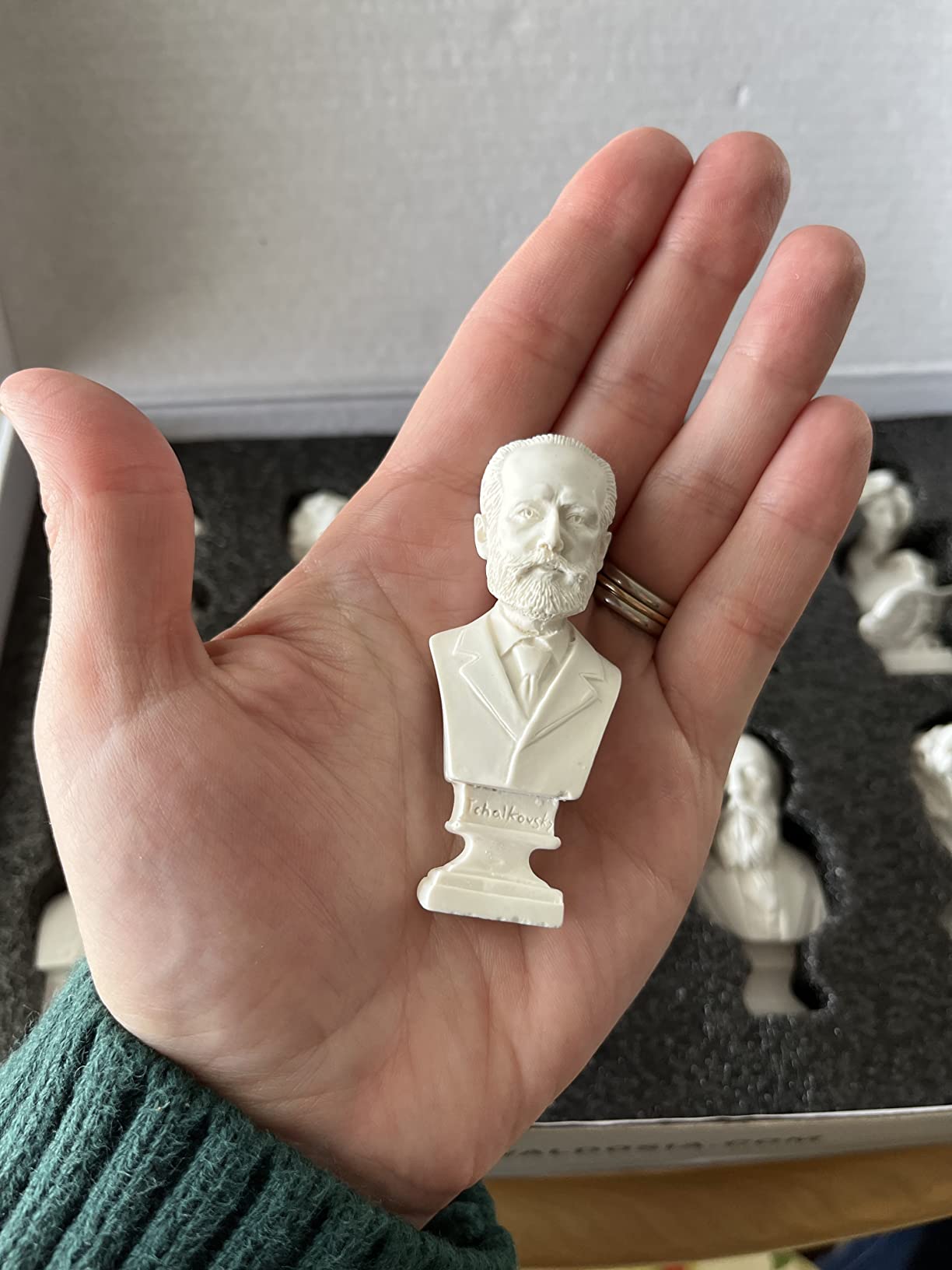 Waldosia Great Composers Bust Statuette Set w/Artemis and Michelangelo's David Figurines customer photo 2