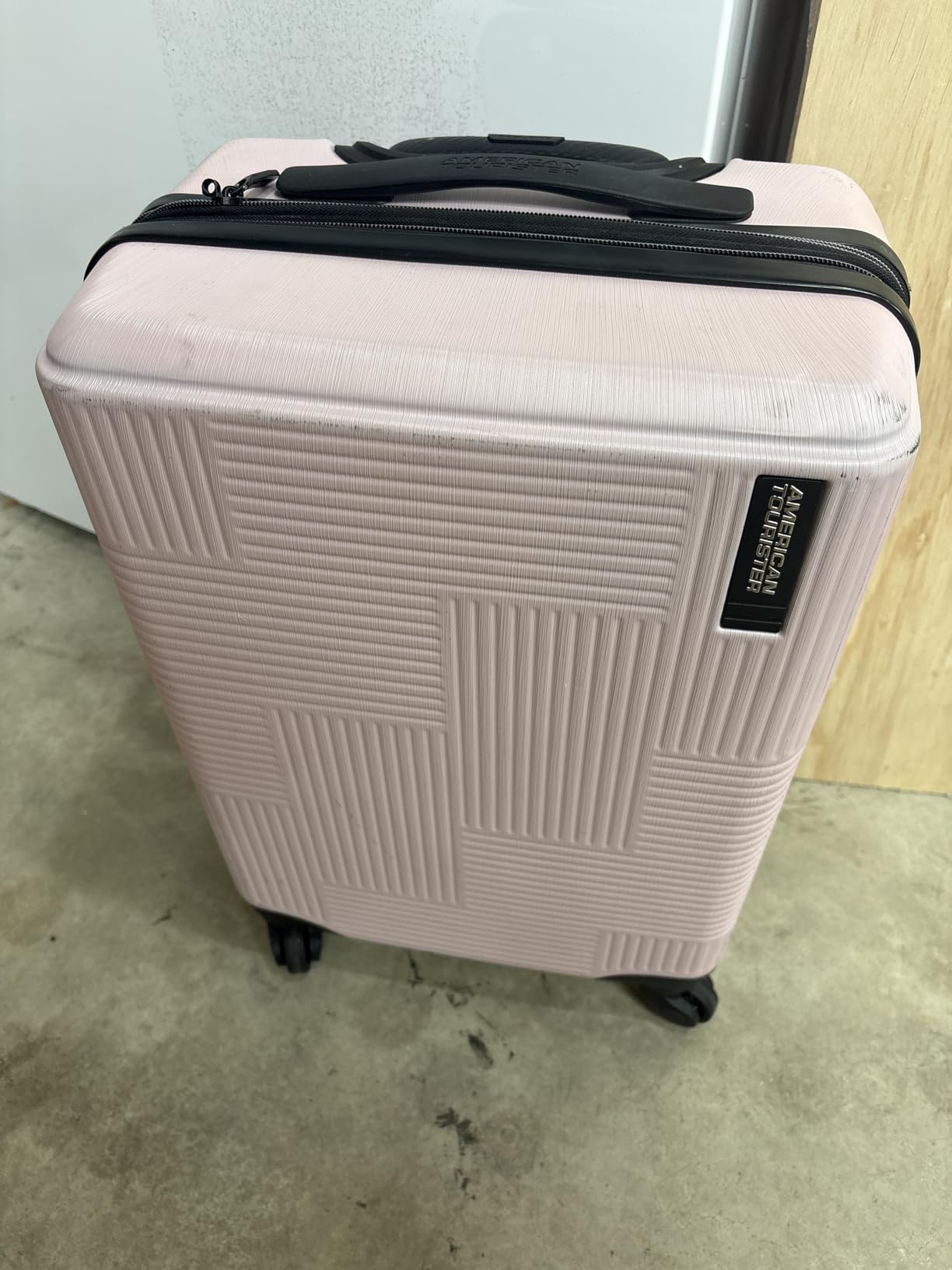Samsonite Stratum XLT Expandable Hardside Luggage with Spinner Wheels, Blue Spruce, Carry-On 20-Inch customer photo 2