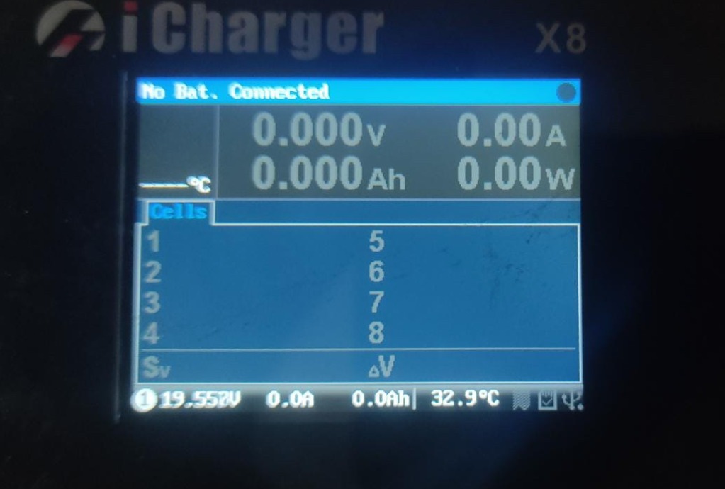 The Junsi X8 Lilo/LiPo/Life/NiMH/NiCD DC Battery Charger Features 8S Capabilities and Up to 1100W of Power and Up to 30 Amps of Charge Current. customer photo 2