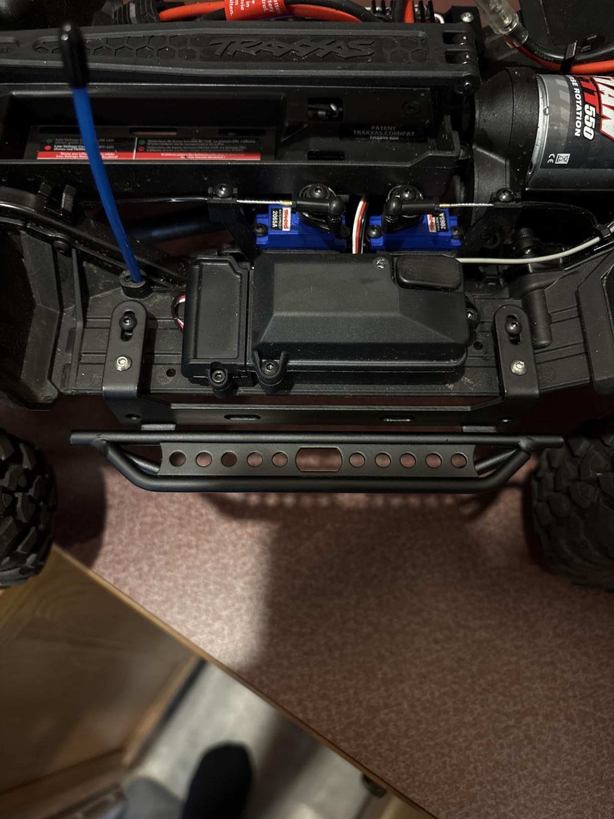 Hobbypark Metal Side Pedal Step Running Boards Foot-Plate for Traxxas TRX4 TRX-4 1/10 RC Crawler Body Shell Accessories (Black) customer photo 1