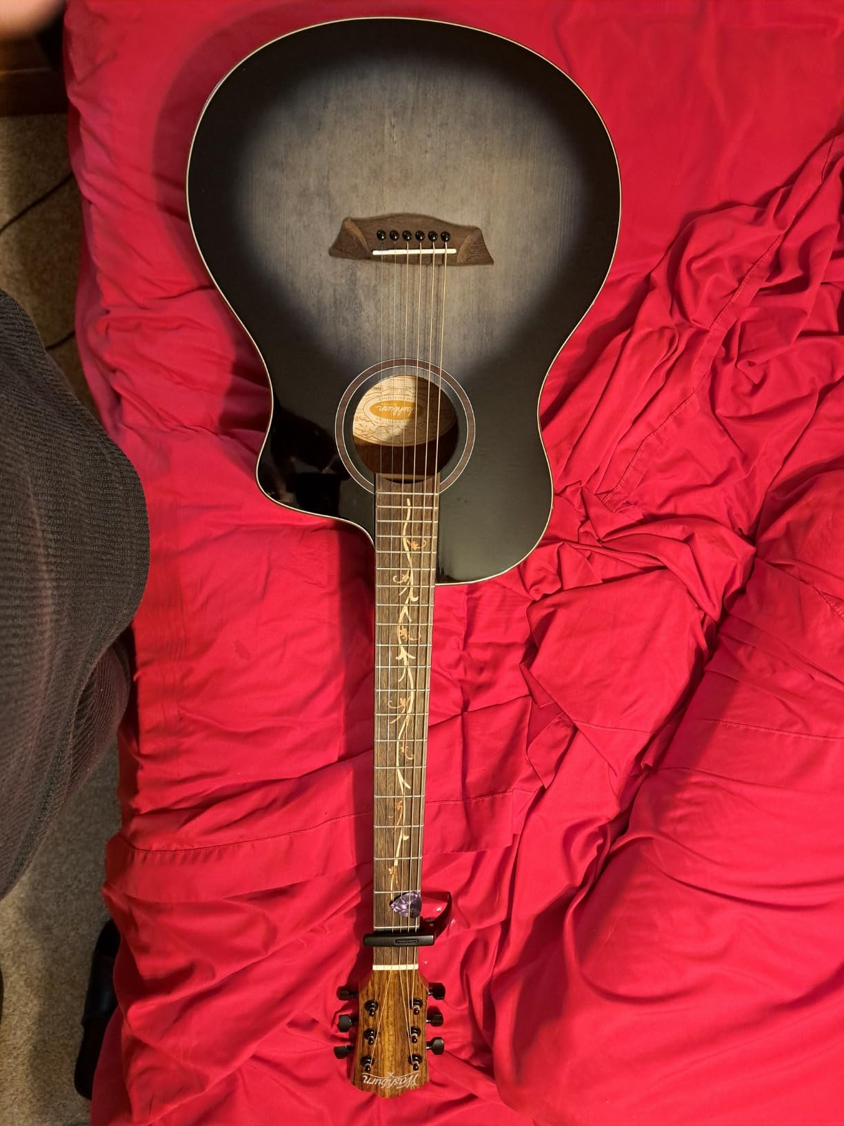 Washburn Bella Tono Vite S9V Studio Cutaway Acoustic Electric Guitar customer photo 1