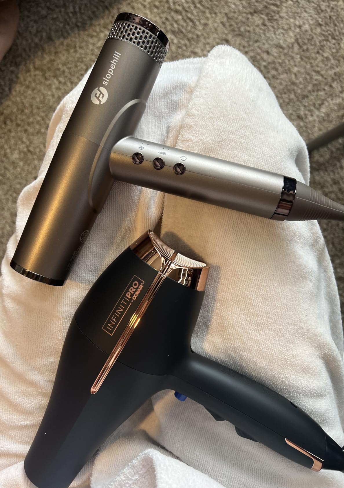 Conair InfinitiPRO AC Motor Pro Hair Dryer, Professional Ionic Ceramic Blow Dryer (650AMZL) customer photo 1