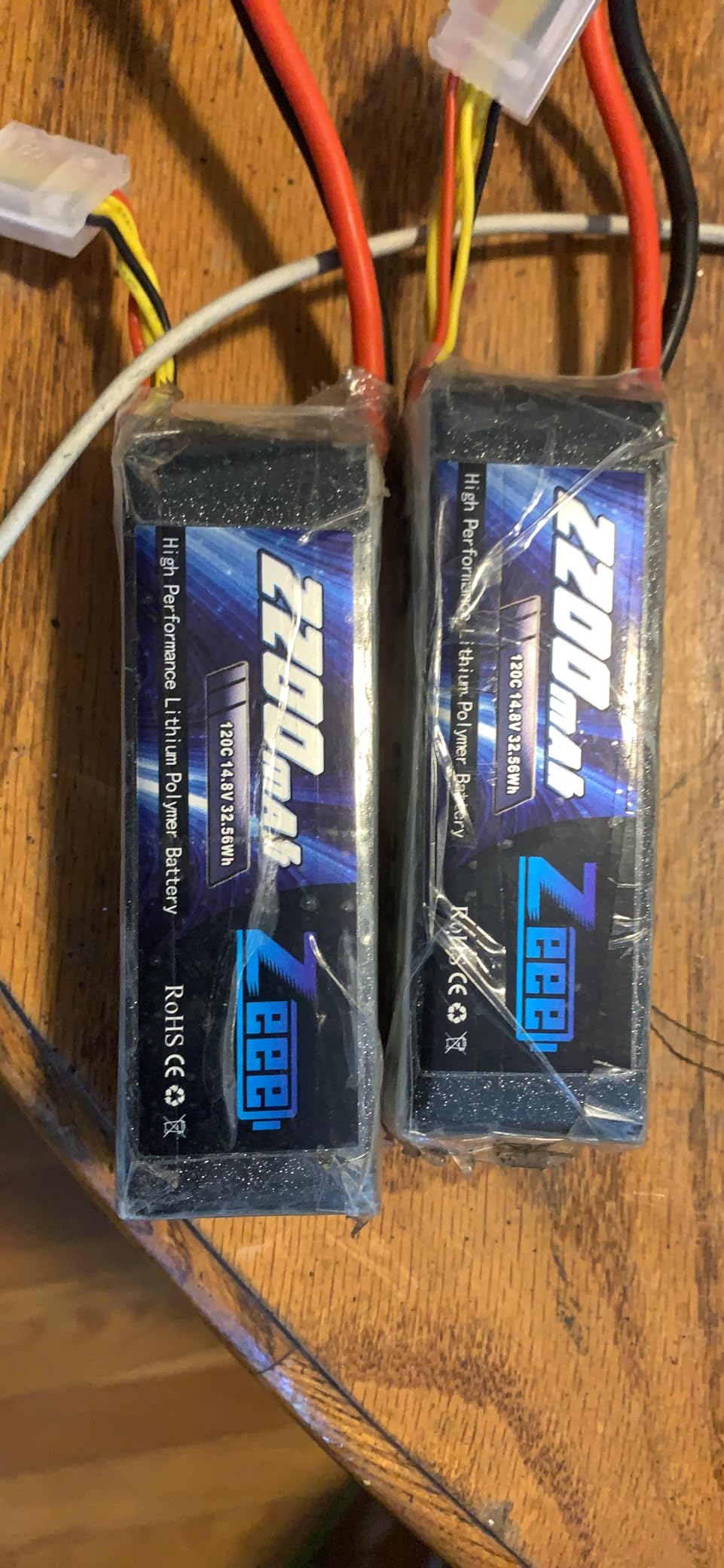 Zeee 4S Lipo Battery 2200mAh 14.8V 120C with XT60 Plug RC Graphene Battery for RC Models RC Boat FPV Drone Quadcopter Helicopter Airplane RC Car(2 Pack) customer photo 2
