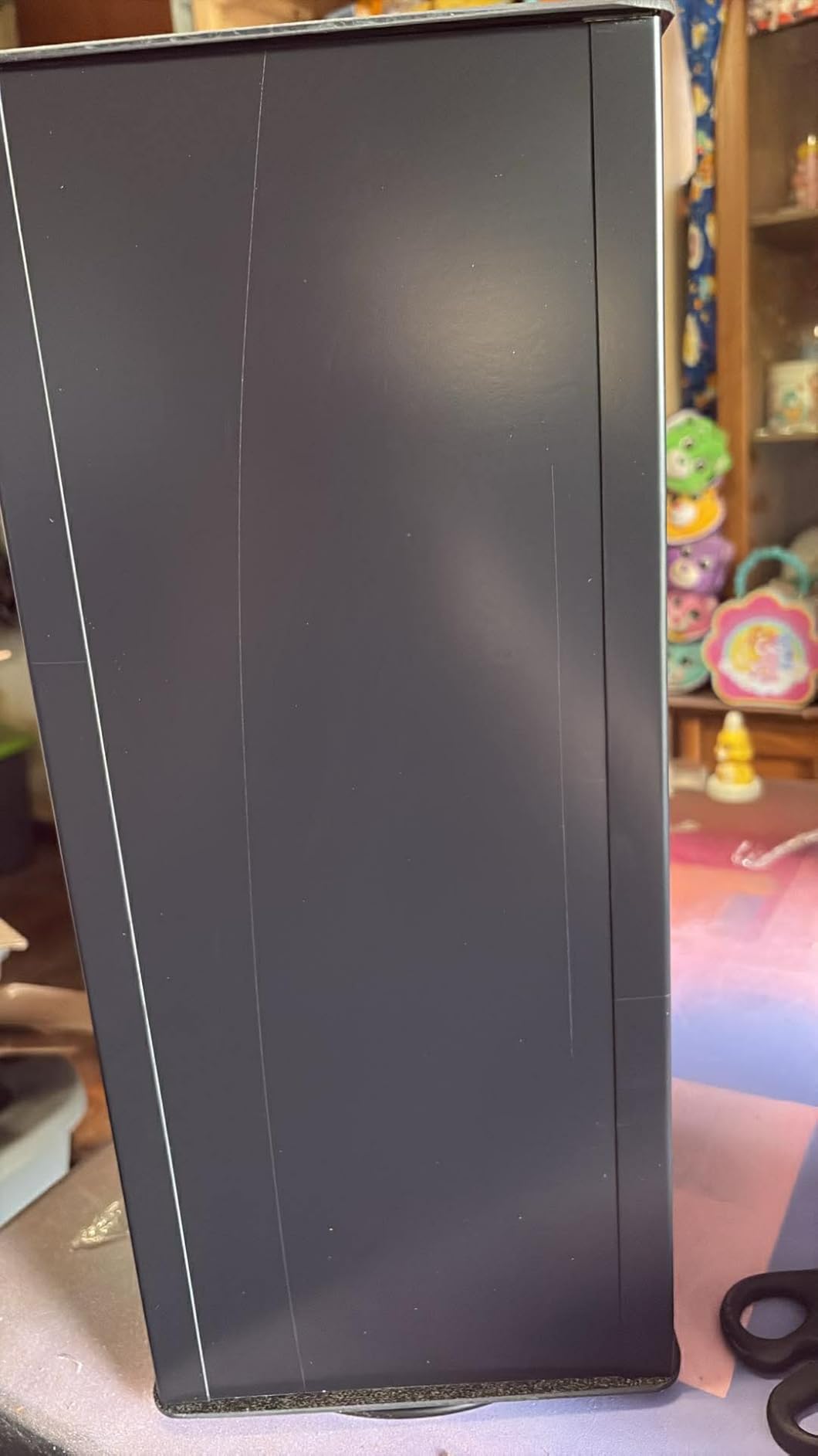 Playwin Metal All Black 4-sided Revolving Countertop Display for Magnets (19 x 8 1/2 Inches) customer photo 1
