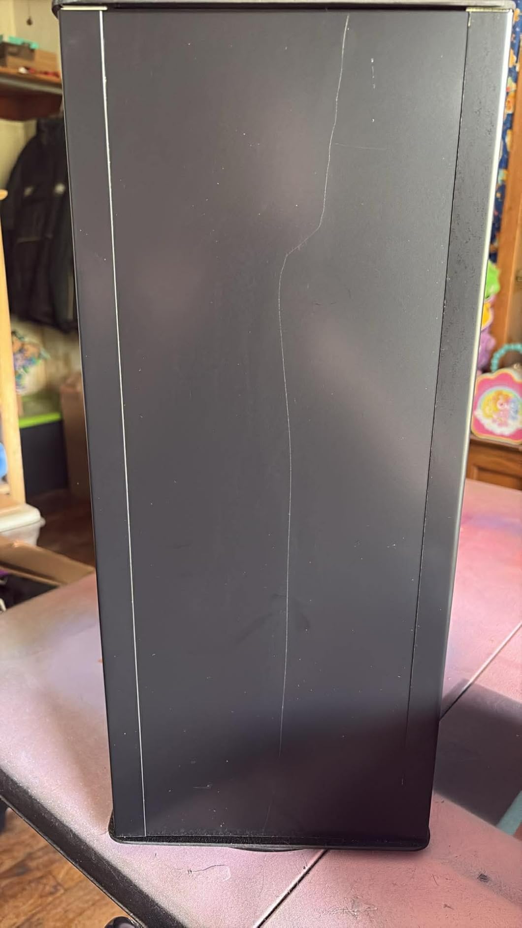 Playwin Metal All Black 4-sided Revolving Countertop Display for Magnets (19 x 8 1/2 Inches) customer photo 2