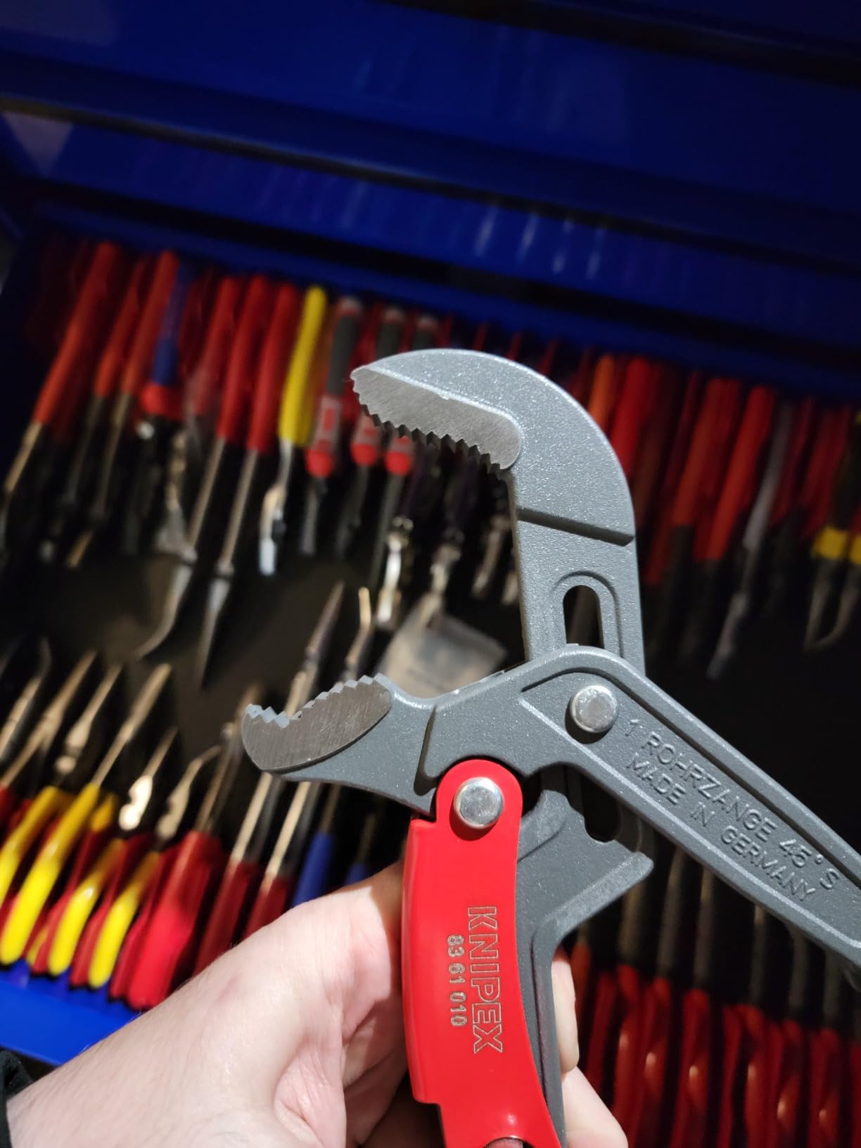 KNIPEX Tools 83 61 010, Rapid Adjust Swedish Pipe Wrench, 12