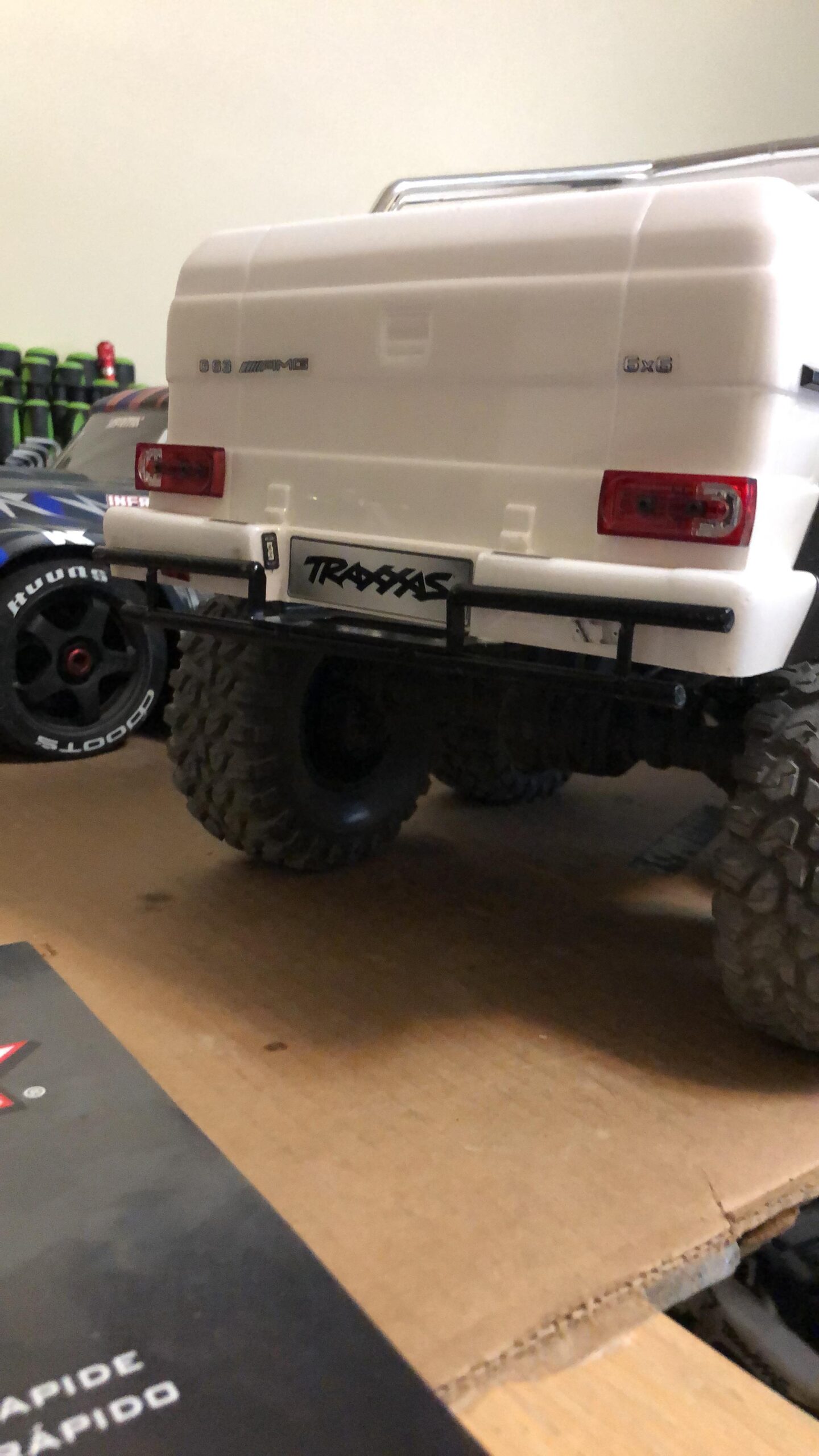 Racing Alloy Front Rear Bumper Set Upgrades Parts Accessories For RC Crawler Car Traxxas 6x6 TRX6 TRX4 customer photo 1