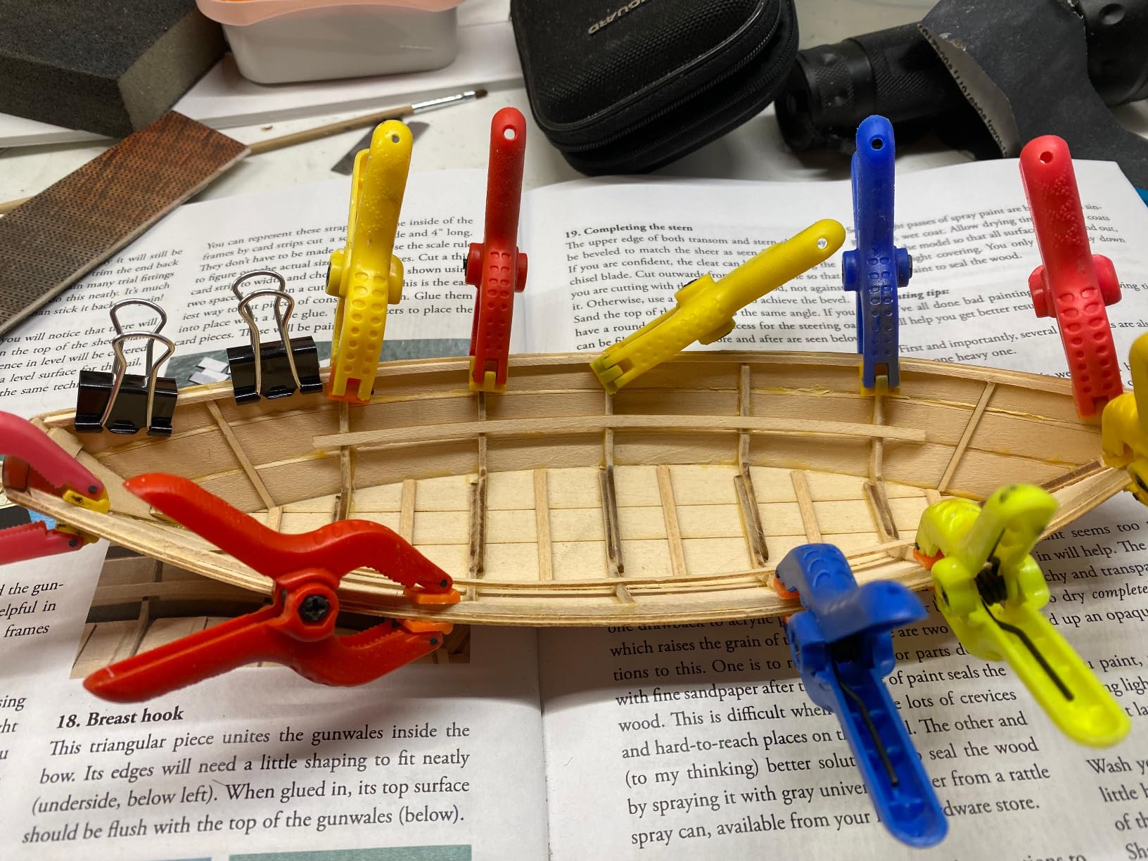 Lowell Grand Banks Dory Wooden Model Ship Kit - 1:24 Scale Plank-on-Frame Construction with Laser Cut Basswood Parts, Detailed Plans & Instructions, Display Base Included - Beginner Level customer photo 2