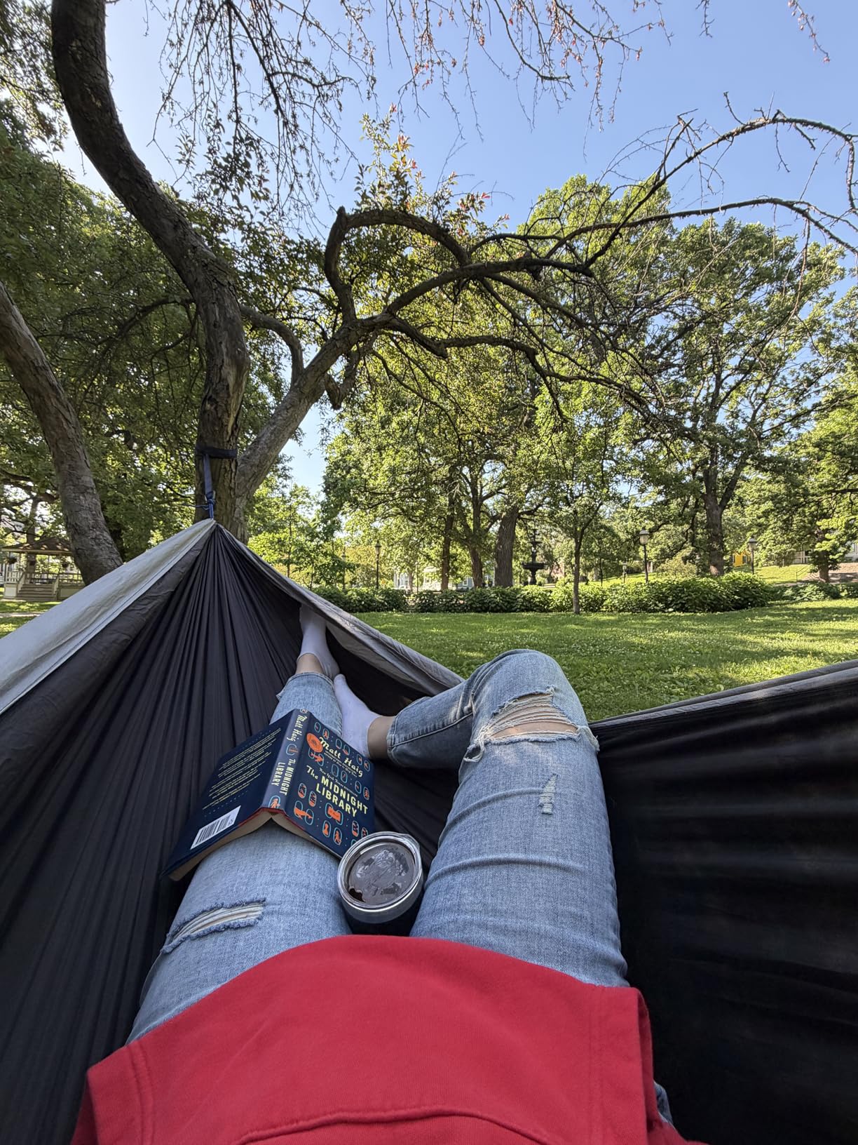 Kootek Camping Hammock, Portable Hammocks with Tree Straps & Attached Carry Bag, Camping Essentials Gear, Perfect for Outside Indoor Hiking Beach Backpack Travel customer photo 1