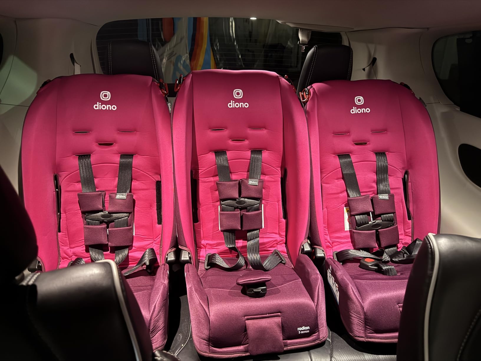 Diono Radian 3R, 3-in-1 Convertible Car Seat, Rear Facing & Forward Facing, 10 Years 1 Car Seat, Slim Fit 3 Across, Gray Slate customer photo 2