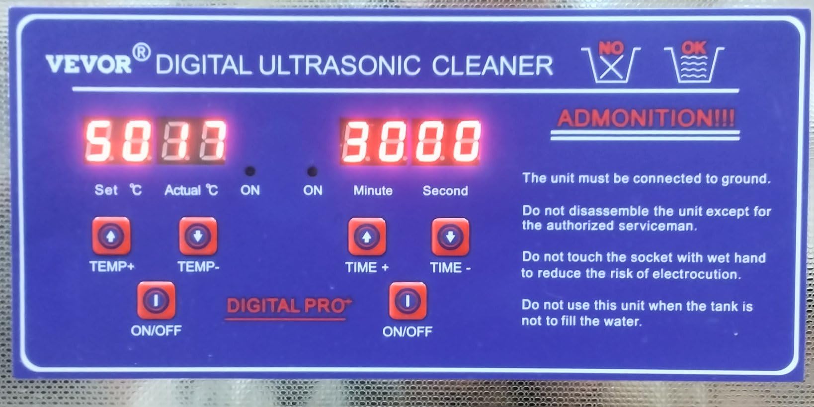 VEVOR 15L Ultrasonic Cleaner with Digital Timer & Heater Professional Ultrasonic Cleaner 40kHz Advanced Ultrasonic Cleaner 110V for Wrench Screwdriver Repairing Tools Industrial Parts Metal Cleaning customer photo 2