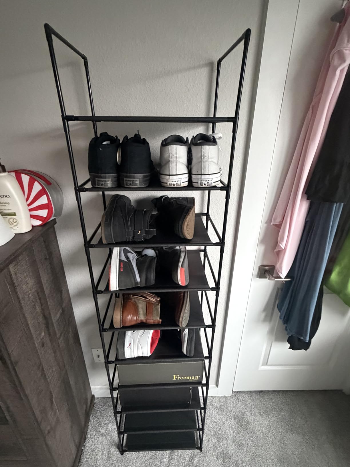 FIDUCIAL HOME 10 Tiers Shoe Rack 20-25 Pairs Sturdy Shoe Shelf customer photo 2