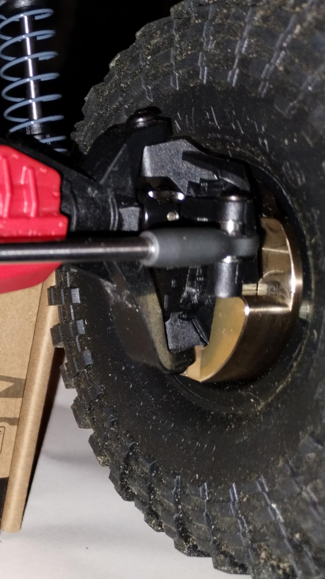 AXI03007 Brass Portal Knuckle Steering Cap Housing for 1:10 RC Crawler AXAIL SCX10 III AXI03007 & Capra 1.9 UTB AXI03004,2PCS (Set B) customer photo 2
