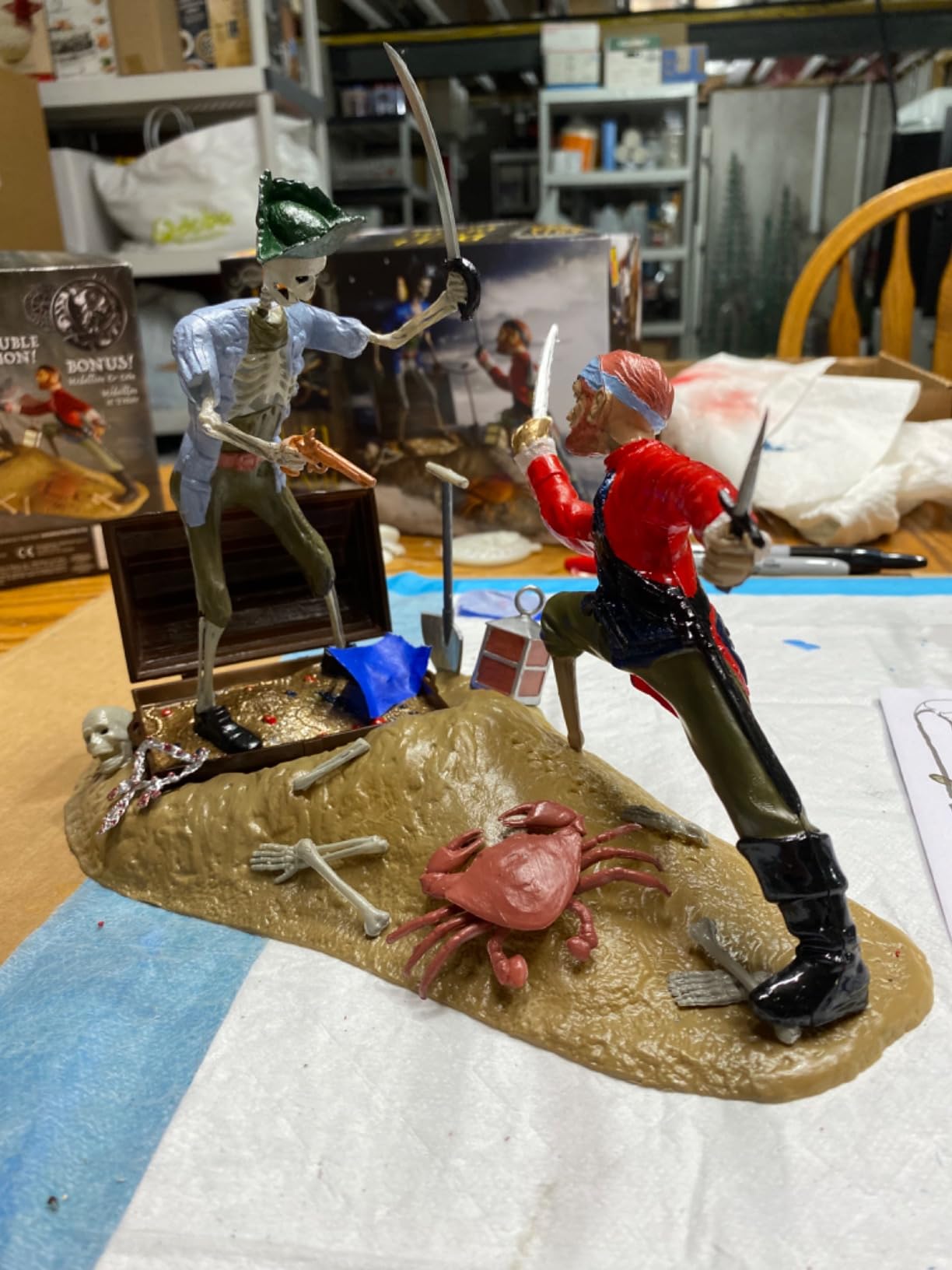 Lindberg Jolly Roger Series: Duel with Death 1:12 Scale Model Kit Diorama customer photo 1