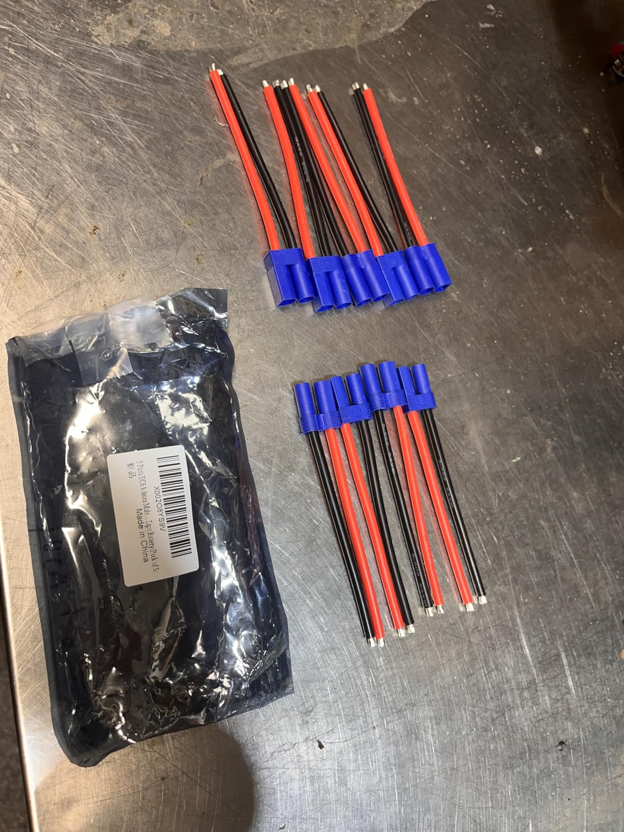 5 Pairs EC5 5.0mm Male Female Banana Connector with 12awg Silicone Wire 10cm RC Hobby Lipo Battery(Pack of 5) customer photo 1