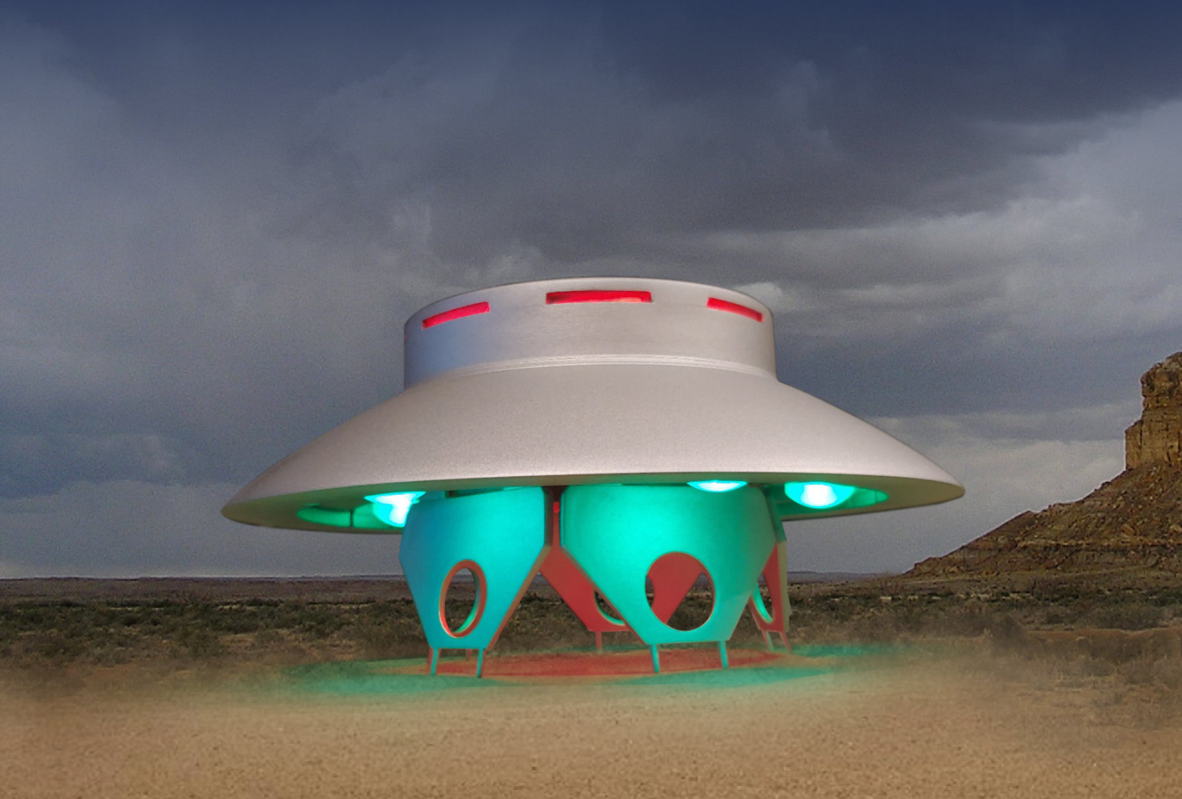Aurora - 1:72 Scale Model Kit - Flying Saucer customer photo 1