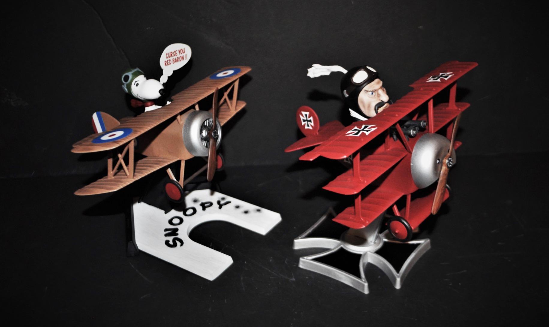 Atlantis The Red Baron and His Fokker Triplane Snap Model kit customer photo 1