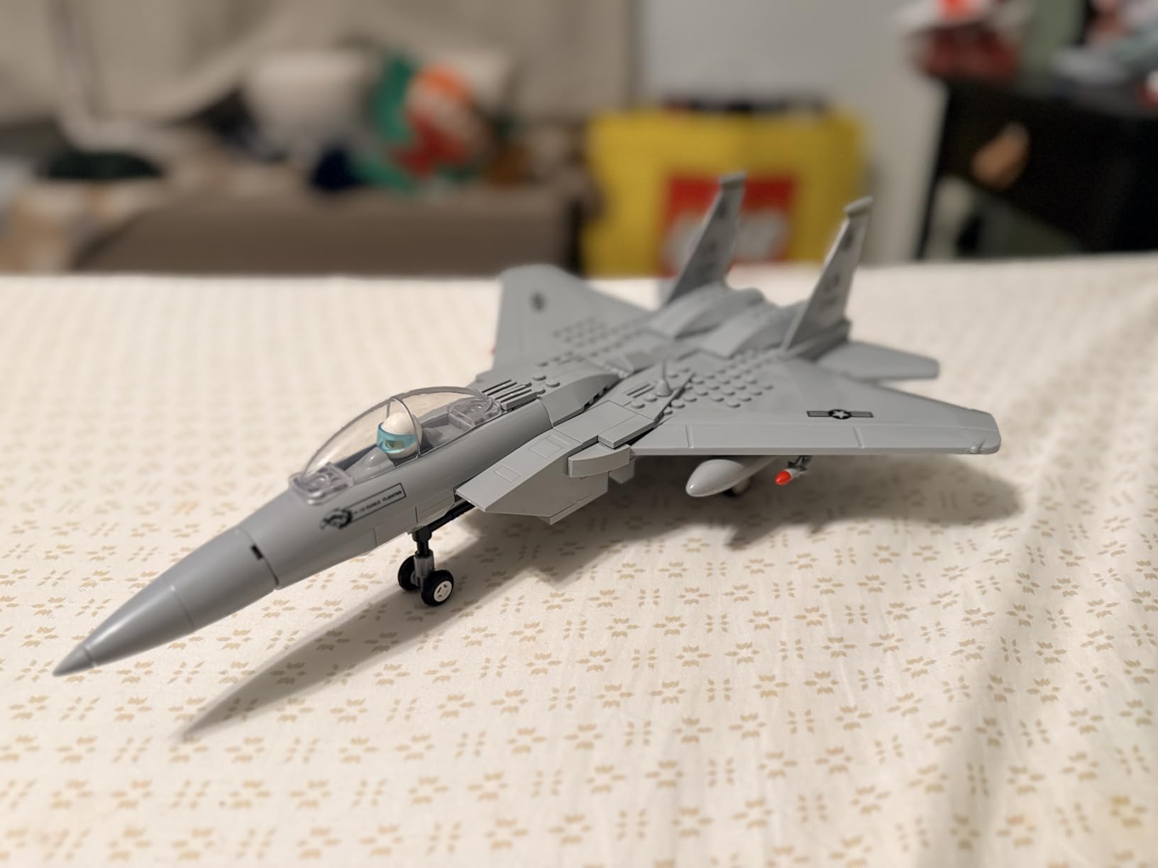 Fighter Jet Building Block Set - 227-Pcs F-15 Eagle Fighter Toys Set - Plane for Kids Older Than 10 and Adults - Compatible with All Building Bricks customer photo 1