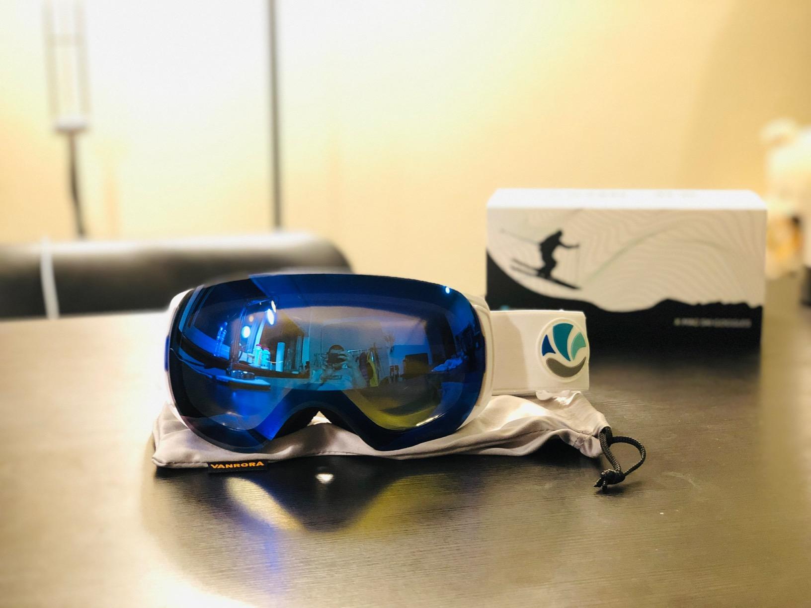 VANRORA Ski Goggles, Snowboard Goggles - Frameless Interchangeable Lens, Anti Fog and 100% UV Protection, for Men & Women customer photo 2
