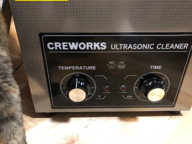 CREWORKS 10L Ultrasound Cleaning Machine with Heater and Timer, 240W Stainless Steel Ultrasonic Washing Machine, 2.6 gal Professional Ultrasound Parts Cleaning Machine for Lab Tool Glasses Auto Part customer photo 1
