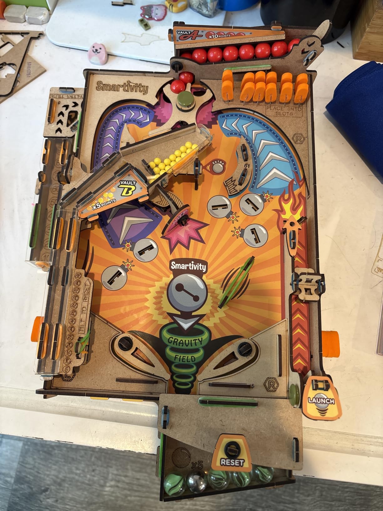 Smartivity DIY Pinball Machine for Kids 8-14 Years Old | Global Award Winning Arcade Game | Build Your Own Pinball | Birthday Gift for Smart Kids | STEM Toy for Boys & Girls customer photo 1