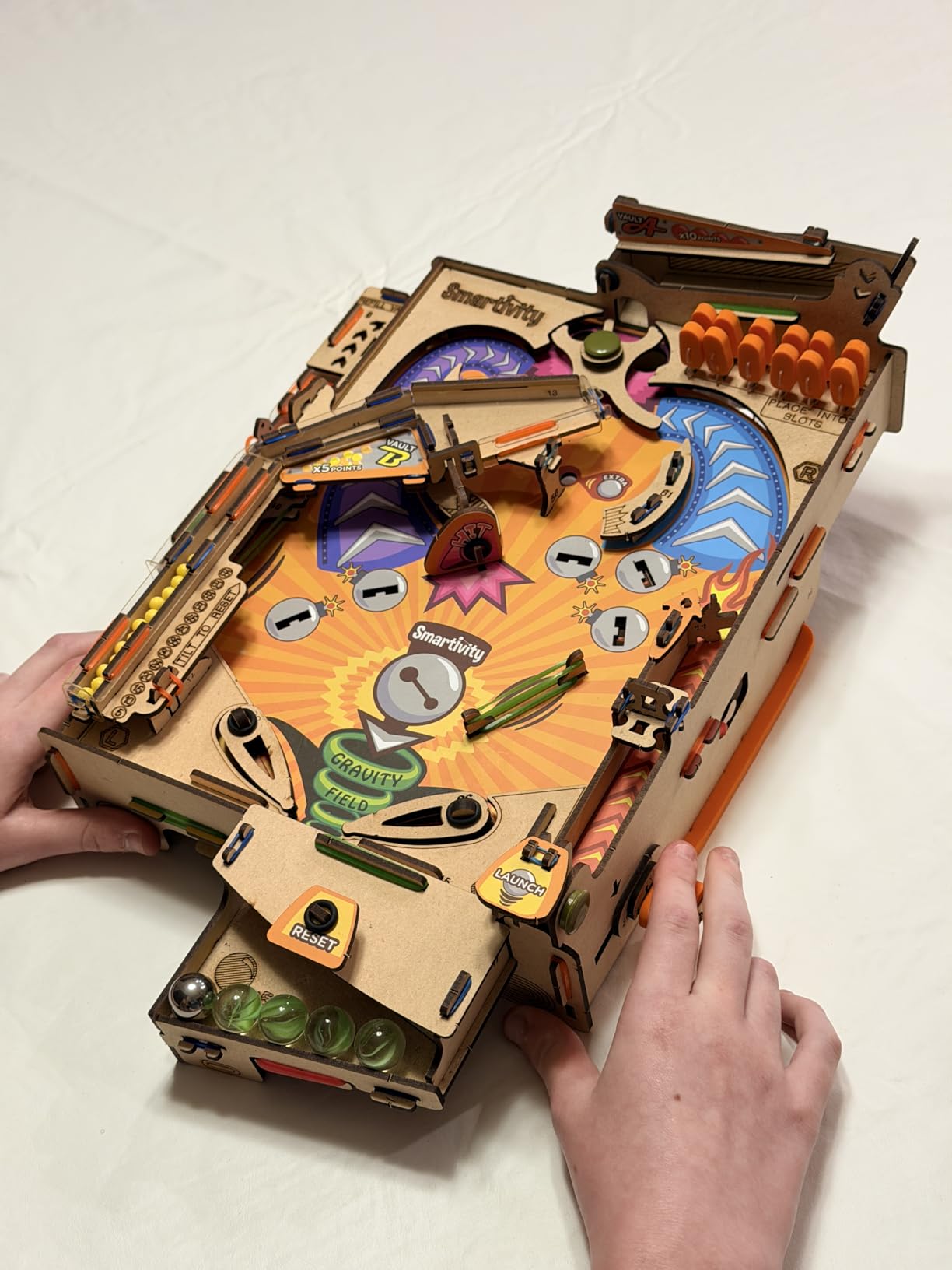 Smartivity DIY Pinball Machine for Kids 8-14 Years Old | Global Award Winning Arcade Game | Build Your Own Pinball | Birthday Gift for Smart Kids | STEM Toy for Boys & Girls customer photo 2