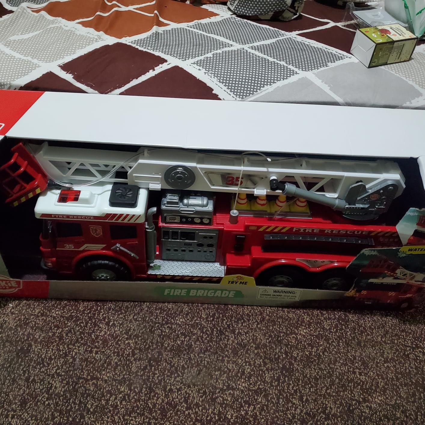 Dickie Toys 24 inch RC Fire Truck Toy with Water Pump, Light and Sound customer photo 1