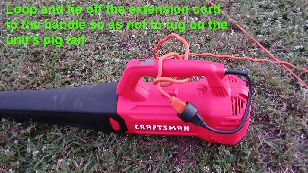 CRAFTSMAN Corded Leaf Blower, Powerful Lightweight Handheld Axial Electric Blower, 9 Amp (CMEBL710) customer photo 1