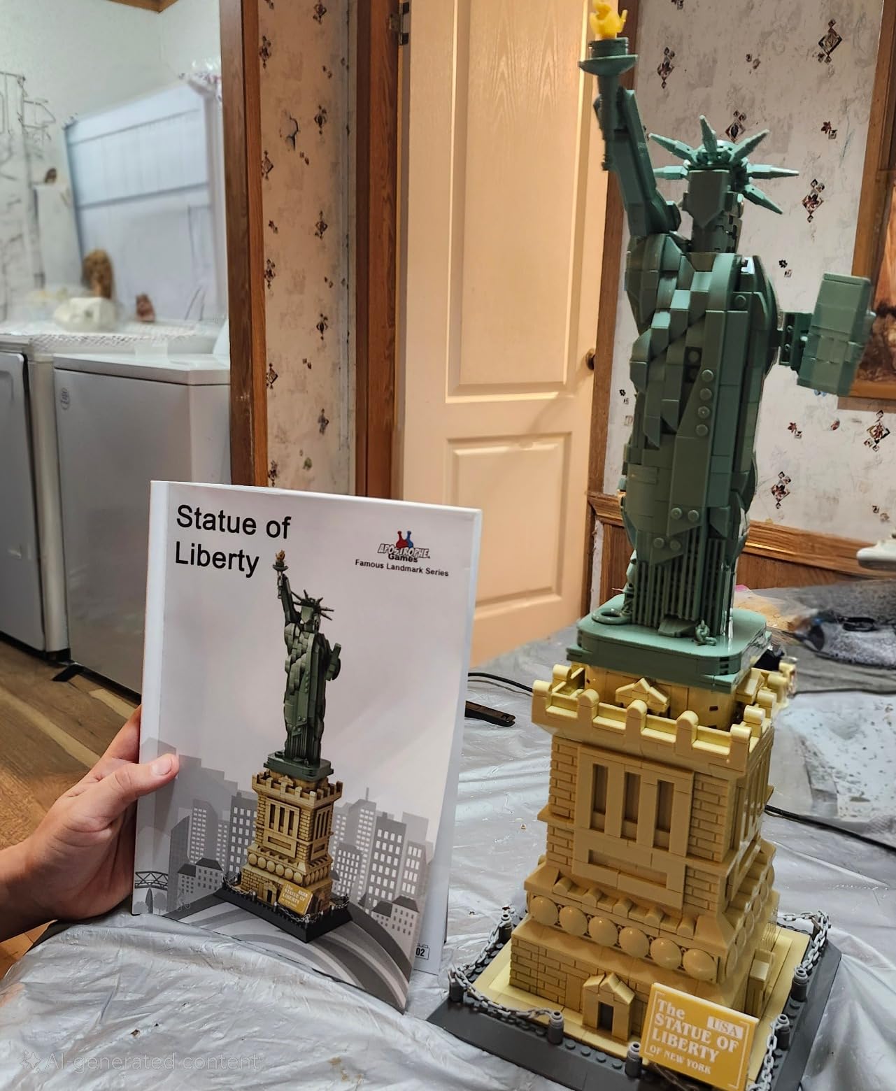 Statue of Liberty Building Block Set (1,409 Pieces) New York's Statue of Liberty Famous Landmark Series - Architecture Model for Kids and Adults customer photo 1