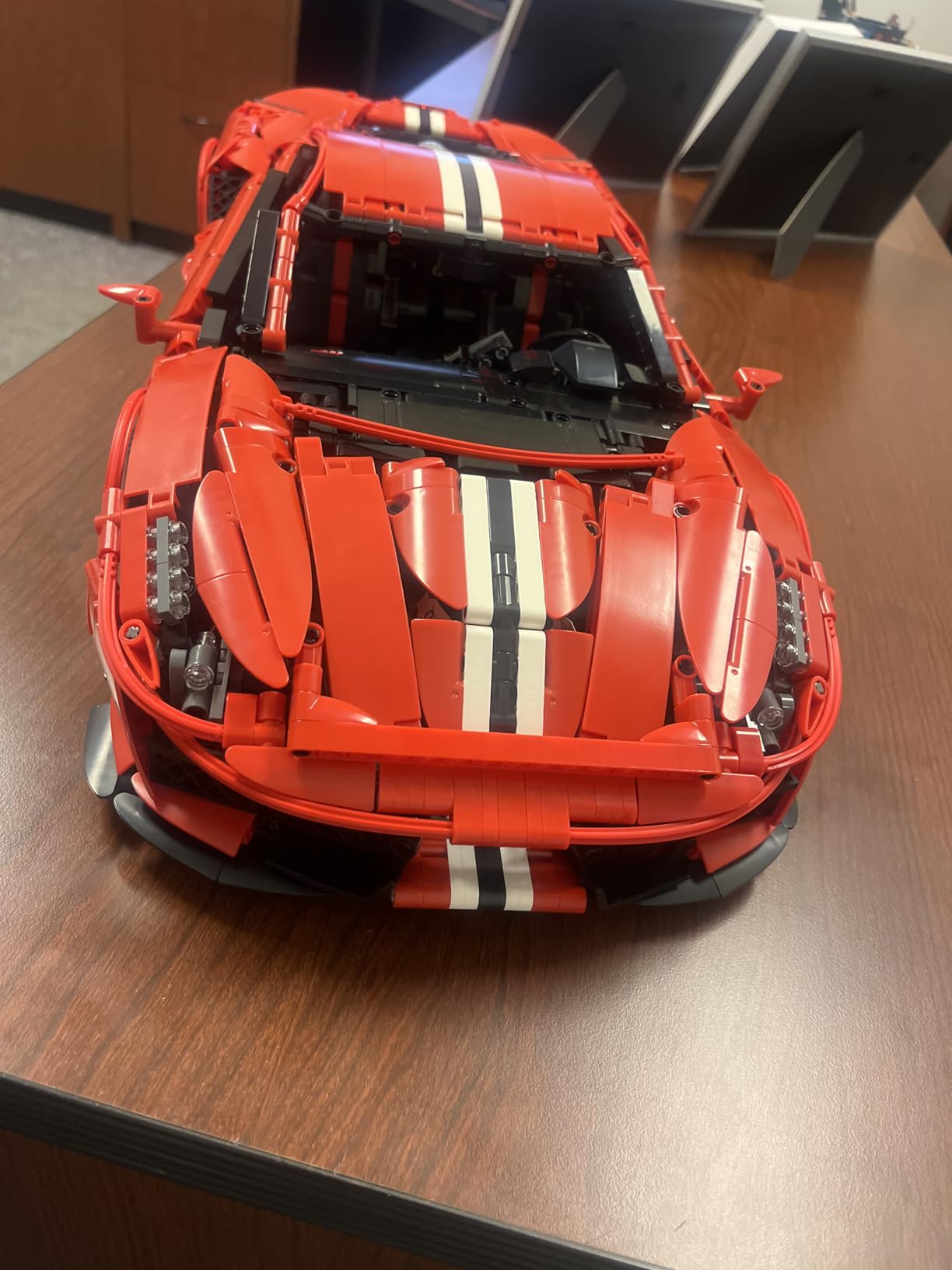 CaDA Master C61042W Super Car Building Kit, MOC Remote Control Car, 1:8 RC Collectible Scale Model Technique Car Blocks Set for Adults (3187 PCS) customer photo 2