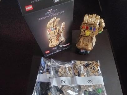 LEGO Marvel Infinity Gauntlet Set 76191 Collectible Thanos Glove with Infinity Stones, Building Set, Avengers Gift Idea for Adults and Teens, Model Kits for Decoration and Display customer photo 1