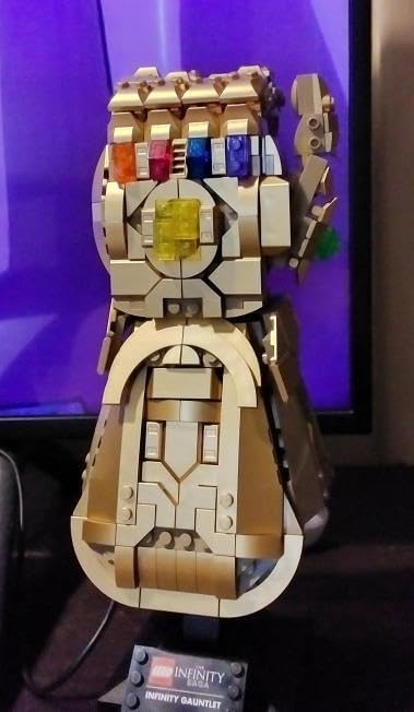 LEGO Marvel Infinity Gauntlet Set 76191 Collectible Thanos Glove with Infinity Stones, Building Set, Avengers Gift Idea for Adults and Teens, Model Kits for Decoration and Display customer photo 2