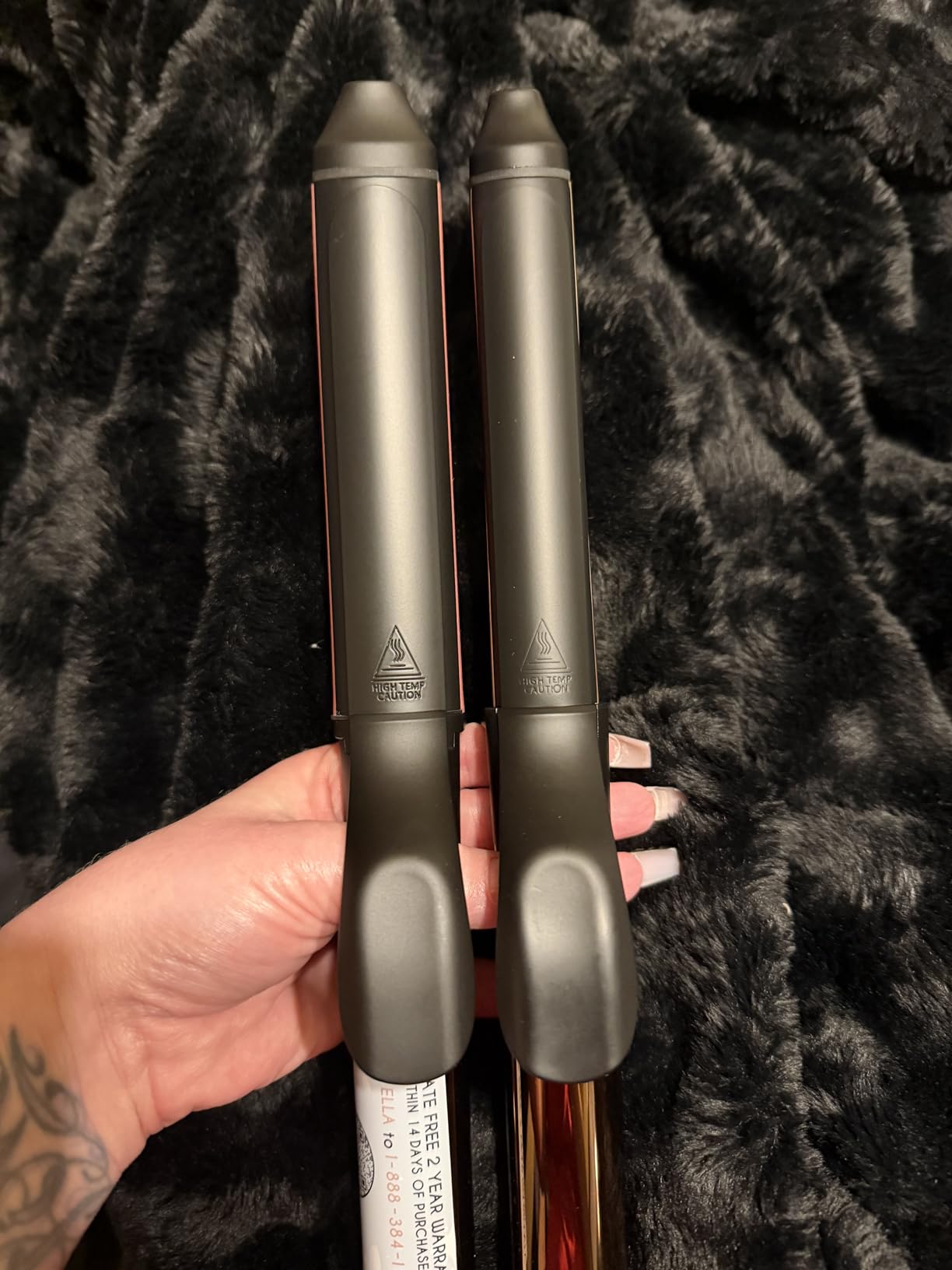 ELLA BELLA Curling Iron 1 Inch - Professional Hair Curler - Curling Wand - Ceramic Curling Irons customer photo 2
