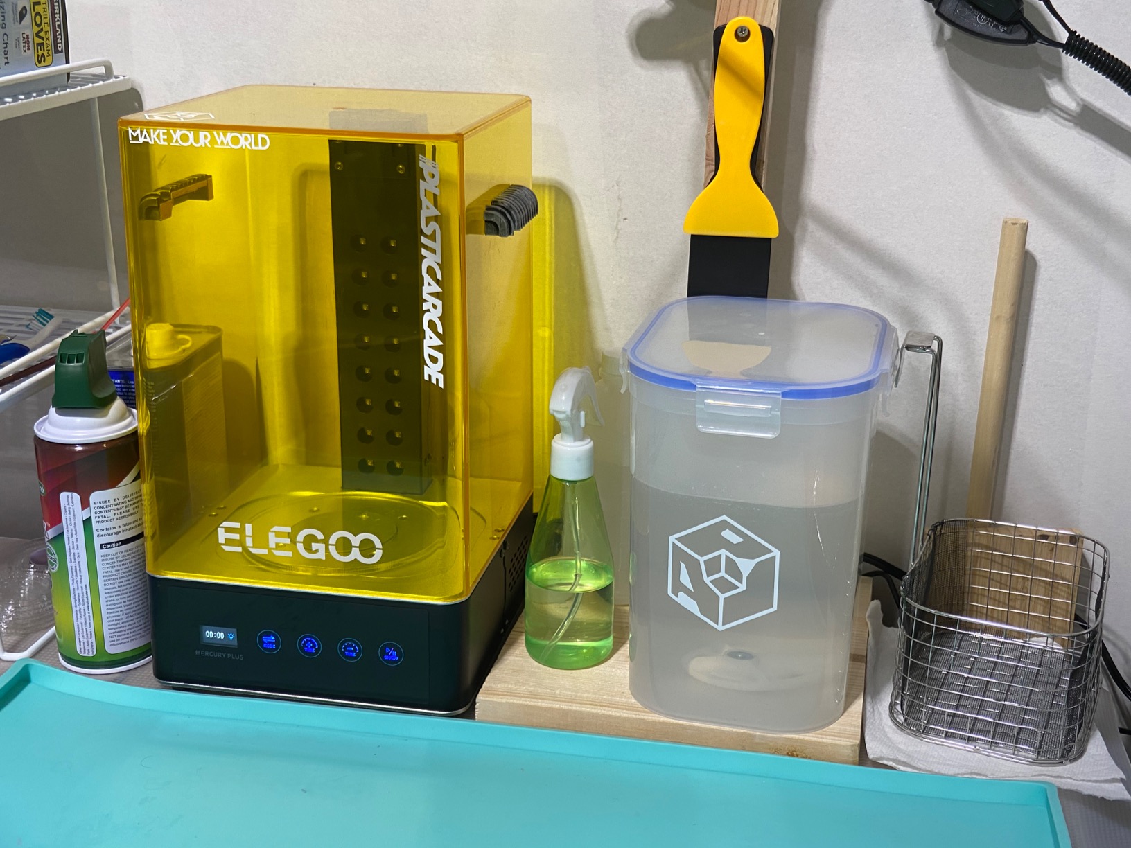 ELEGOO Mercury X Bundle, Wash and Cure Machine for Large Resin 3D Printed Models, Compatible with Saturn, Mars MSLA 3D Printers customer photo 2