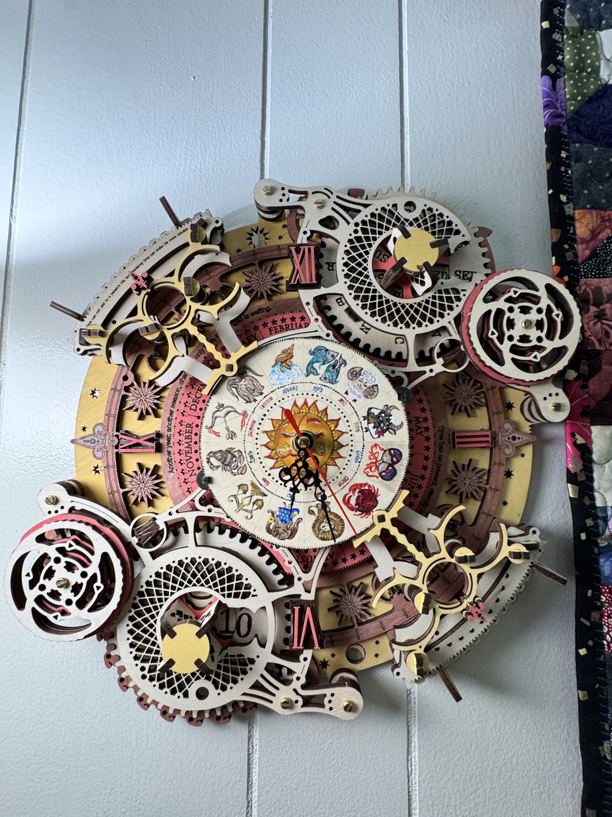 ROKR 3D Wooden Puzzle Clock Model 12