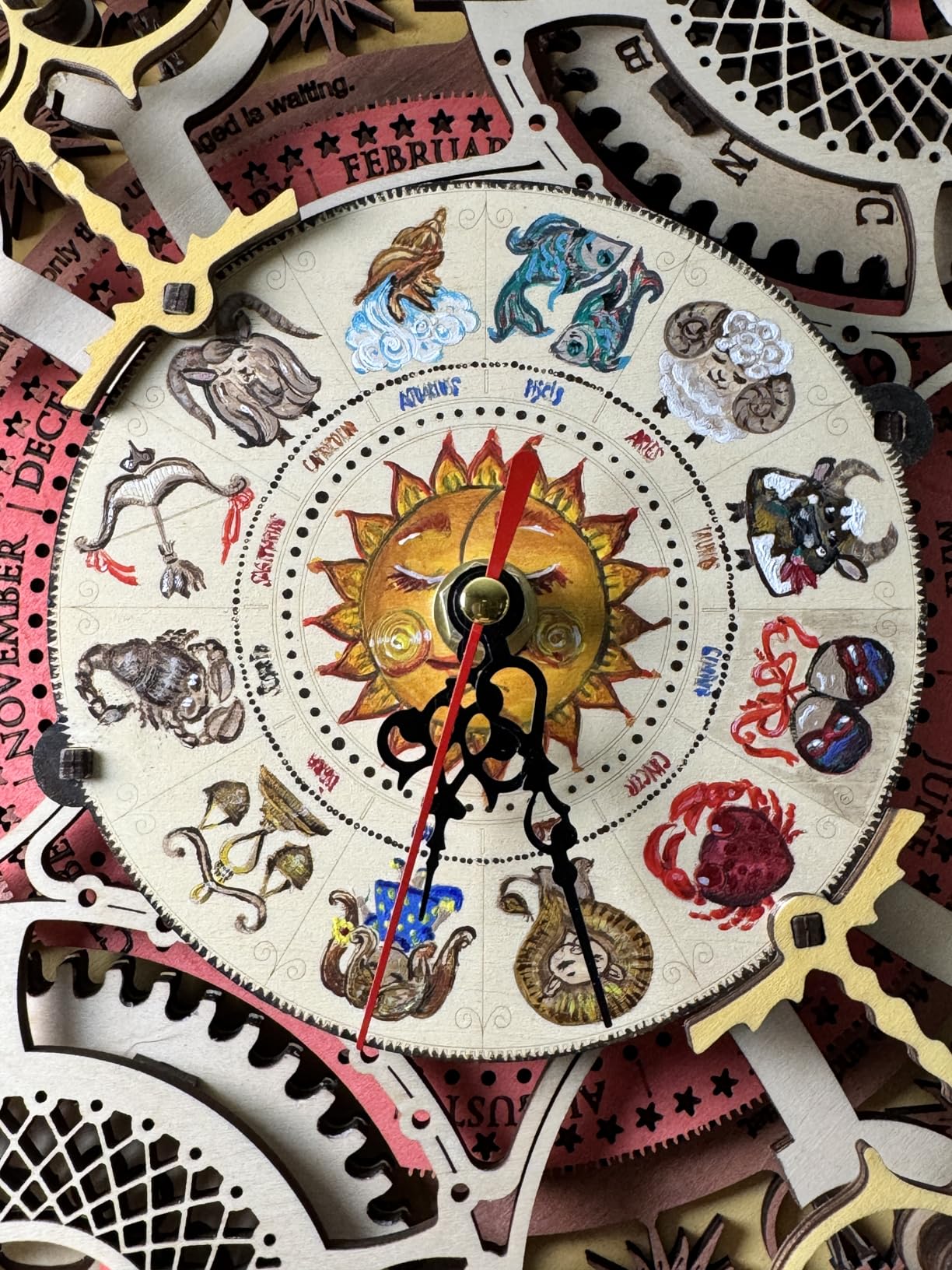 ROKR 3D Wooden Puzzle Clock Model 12