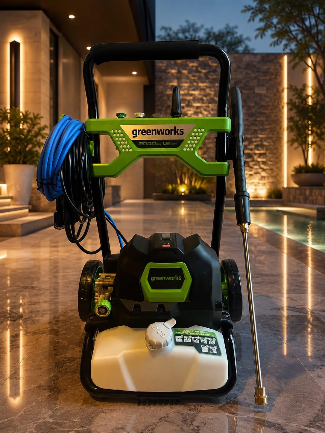Greenworks 2000 PSI (1.2 GPM) Electric Pressure Washer, Medium-Duty customer photo 1