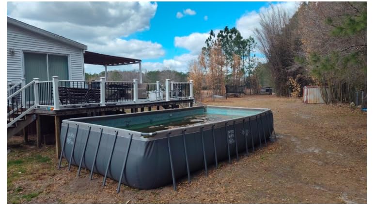 INTEX Krystal Clear Saltwater Pool Chlorine System for Above Ground Pools up to 2,200 Gallons, Pool Cleaner with Automatic Timer and Self Cleaning customer photo 1