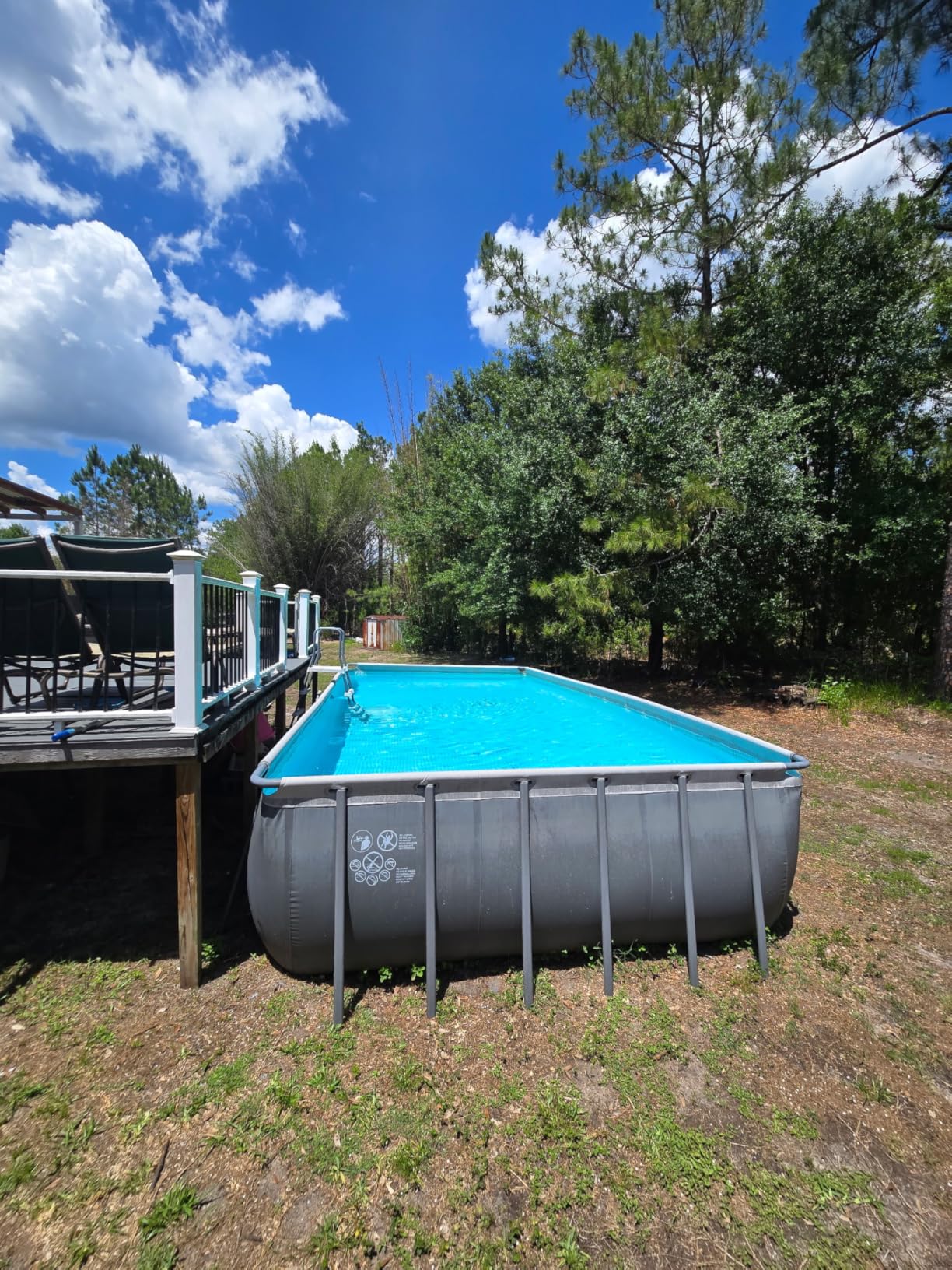 INTEX Krystal Clear Saltwater Pool Chlorine System for Above Ground Pools up to 2,200 Gallons, Pool Cleaner with Automatic Timer and Self Cleaning customer photo 2