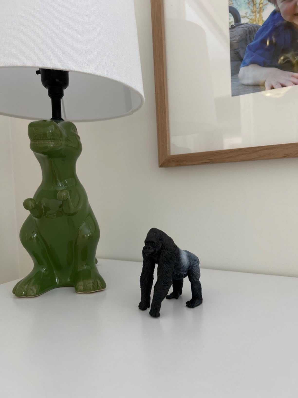 MOJO - Gorilla Silverback Male | Hand-Painted Toy Figure | Wildlife Collection | True to Life & Highly Detailed | Designed in UK customer photo 1
