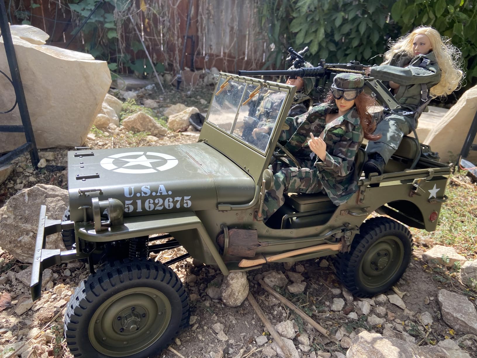 Rochobby FMS 1/6 1941 MB Scaler RC Mini Jeep RC Truck MB Scaler 4x4 Hobby Grade Brushed RC Rock Crawler RC Army Military Truck for Adults customer photo 1